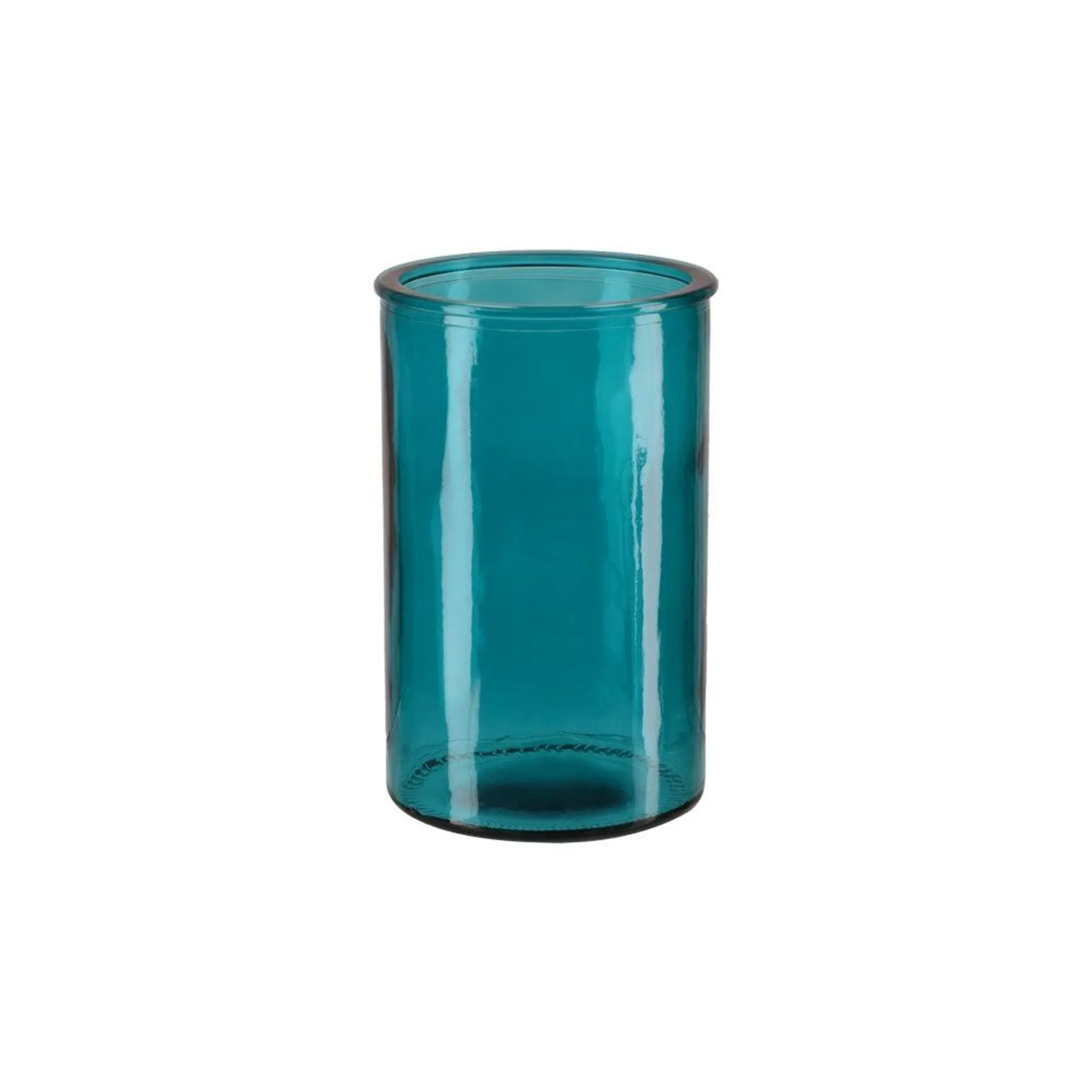 Vaso de vidrio con color