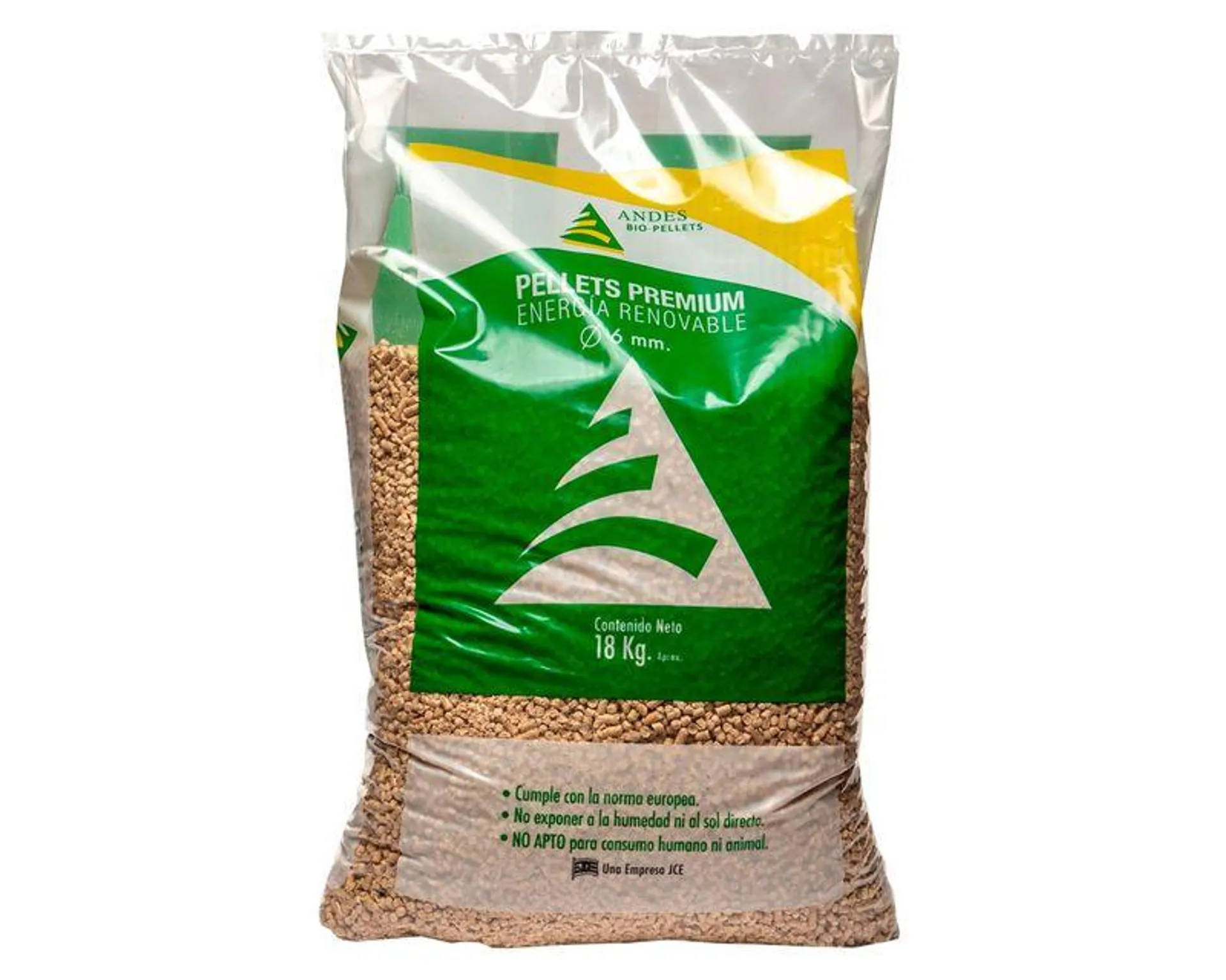 Pellet 18 kg Premium Andes.