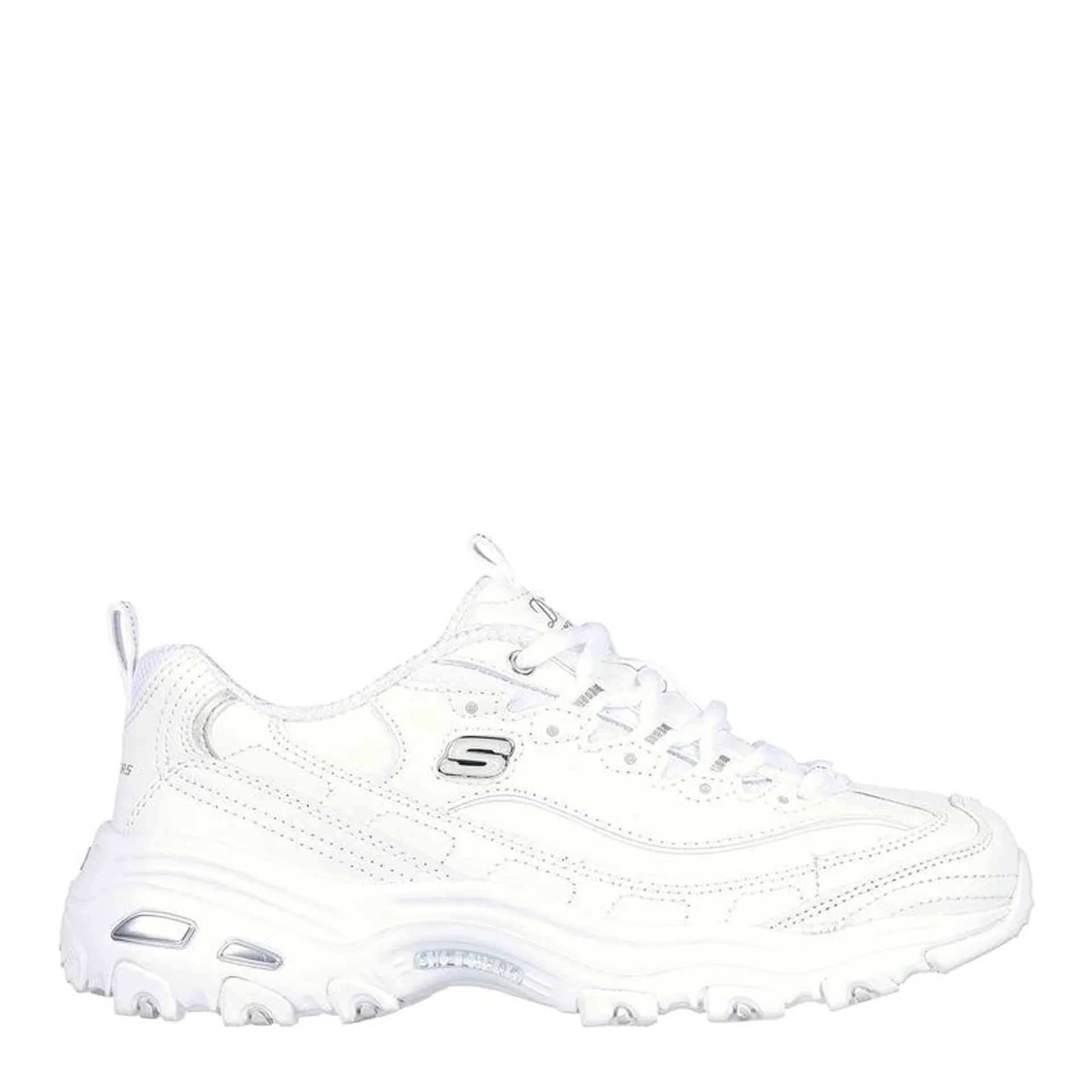 D'Lites Zapatilla Urbana Mujer Cuero Blanco Skechers