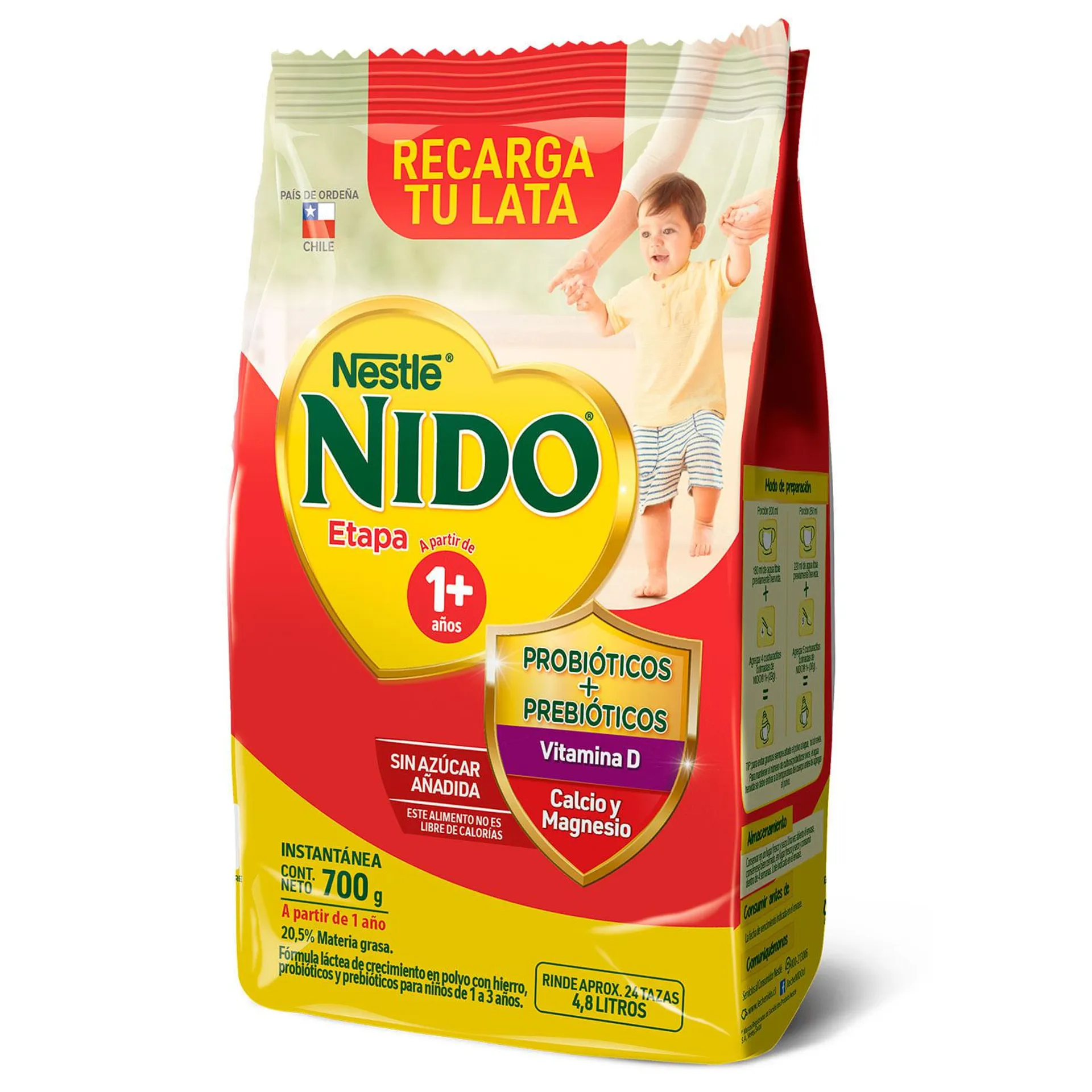 Fórmula Láctea NIDO Etapa 1+ 700 g