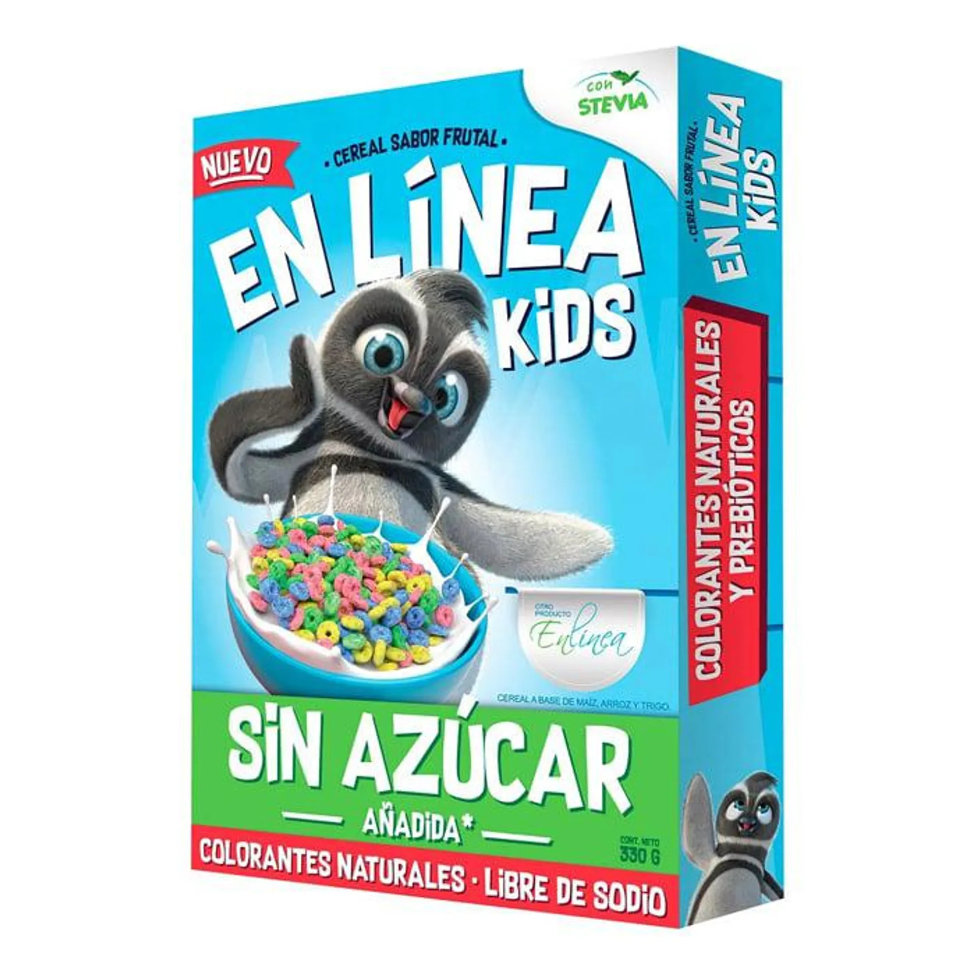 Cereal En Linea Kids Frutal 330 Grs