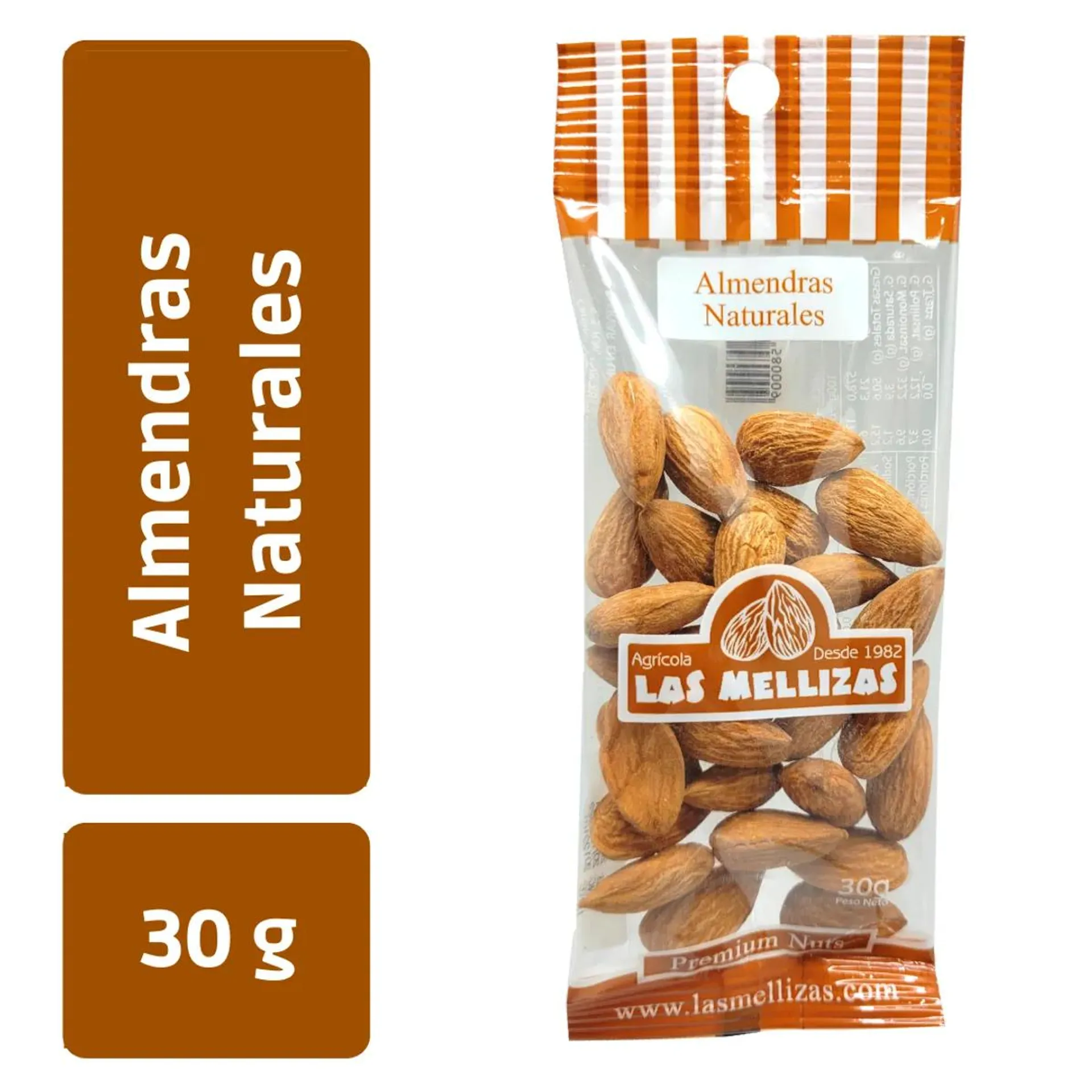 Almendras Naturales Las Mellizas 30 Grs