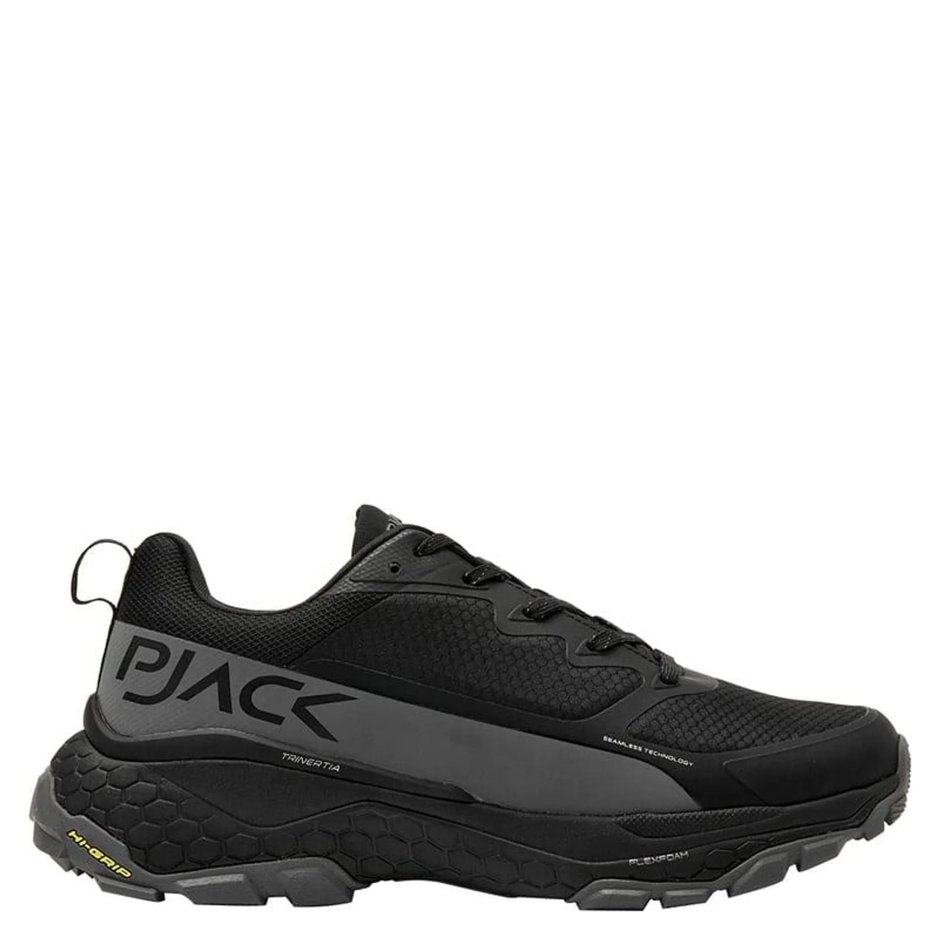 Zapatilla Running Hombre Negro Pjack