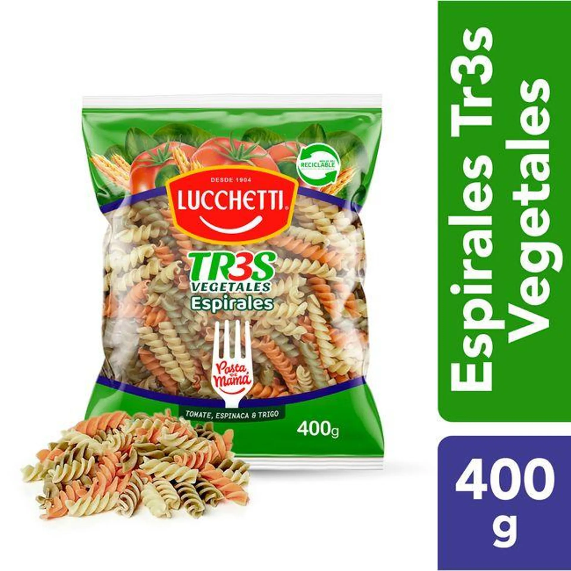 Espirales Tr3S Lucchetti 400 g