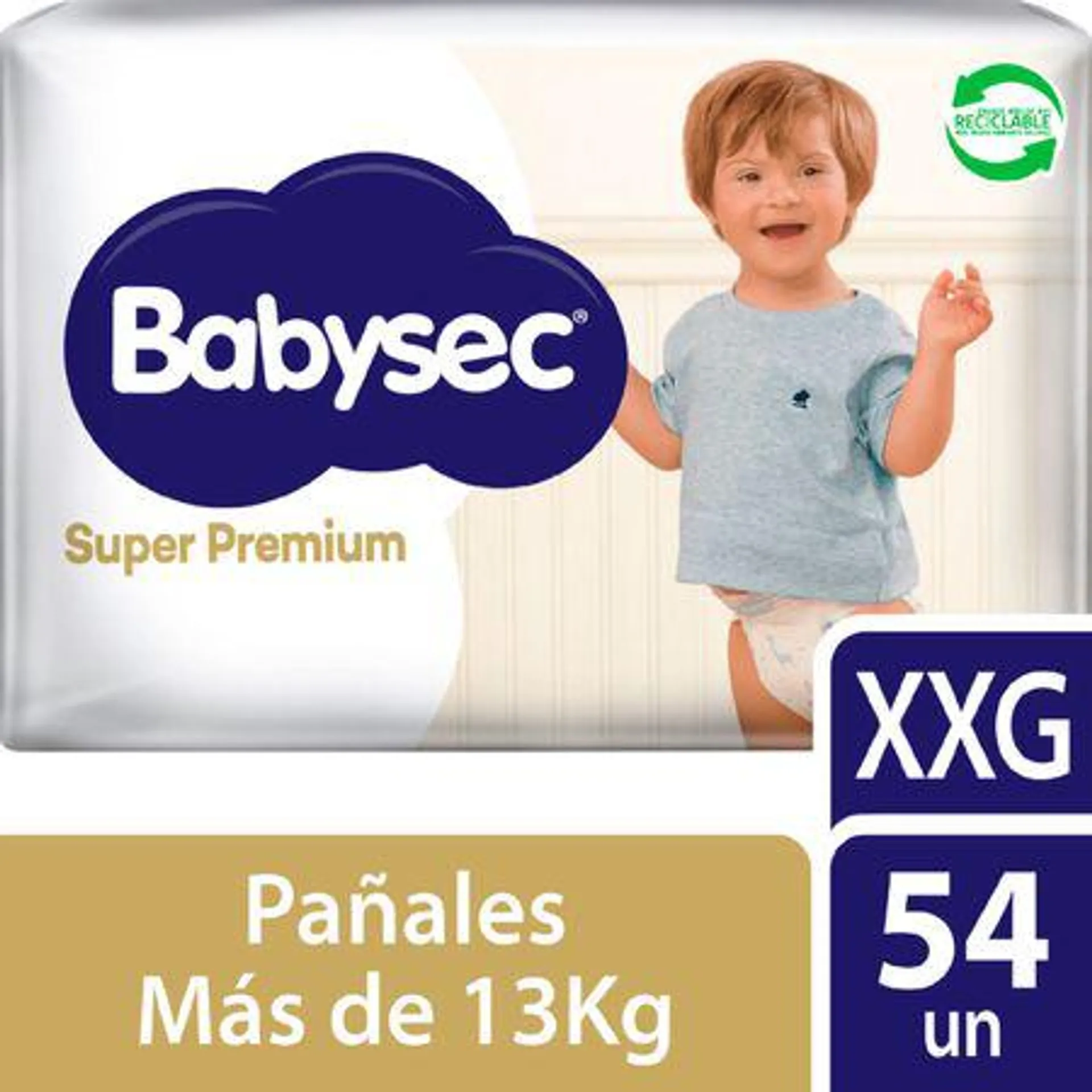 Pañales Babysec Super Premium Talla XXG 54 un.
