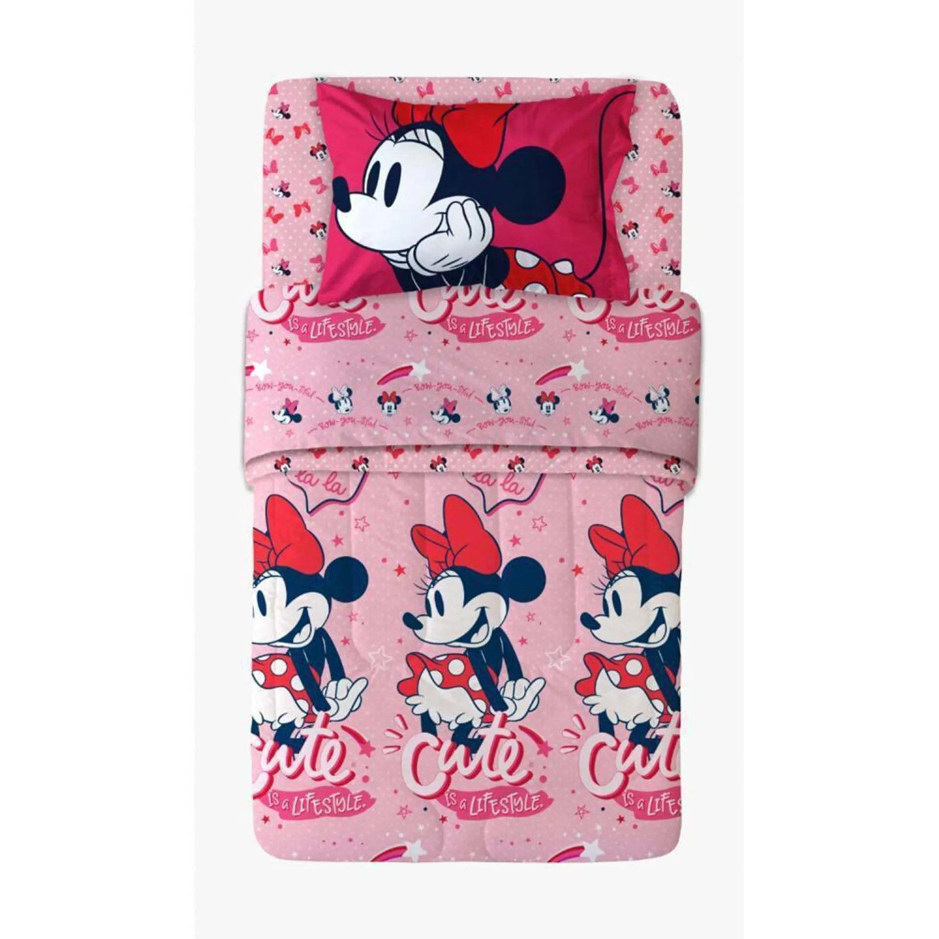 Juego De Sábanas Disney Minnie Cute / 1,5 Plazas