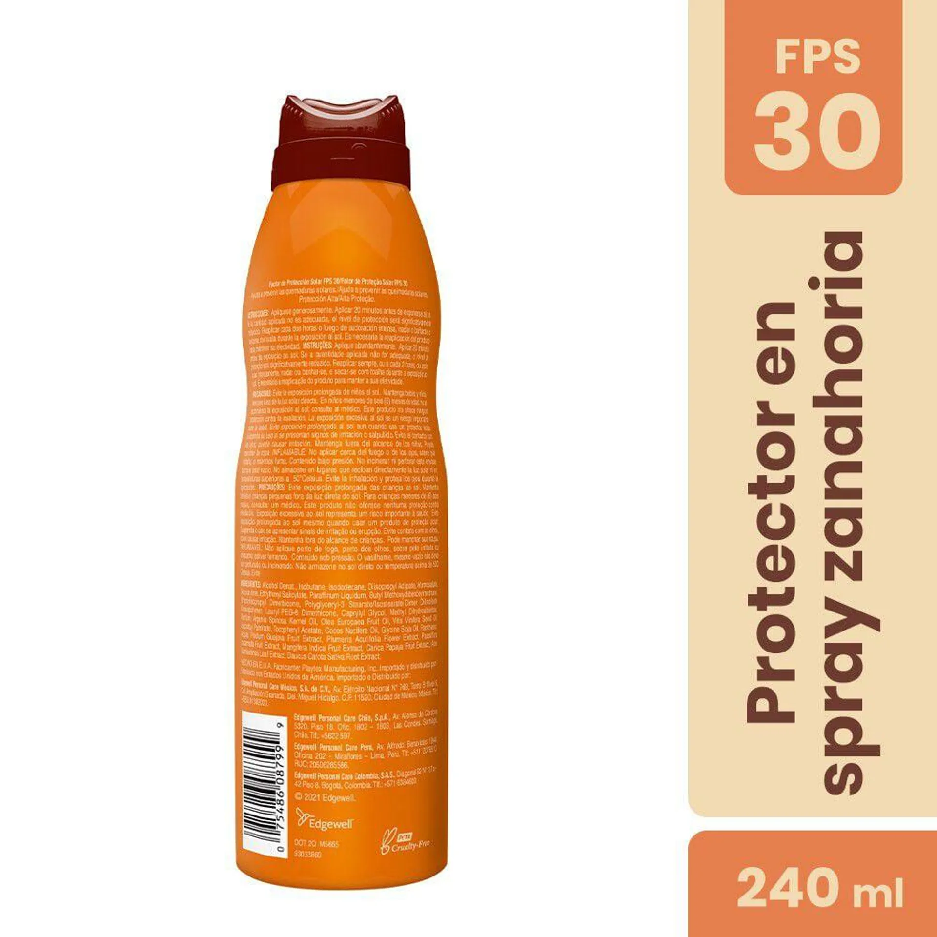 Protector Solar Carrot Oil Spf 30 180mL