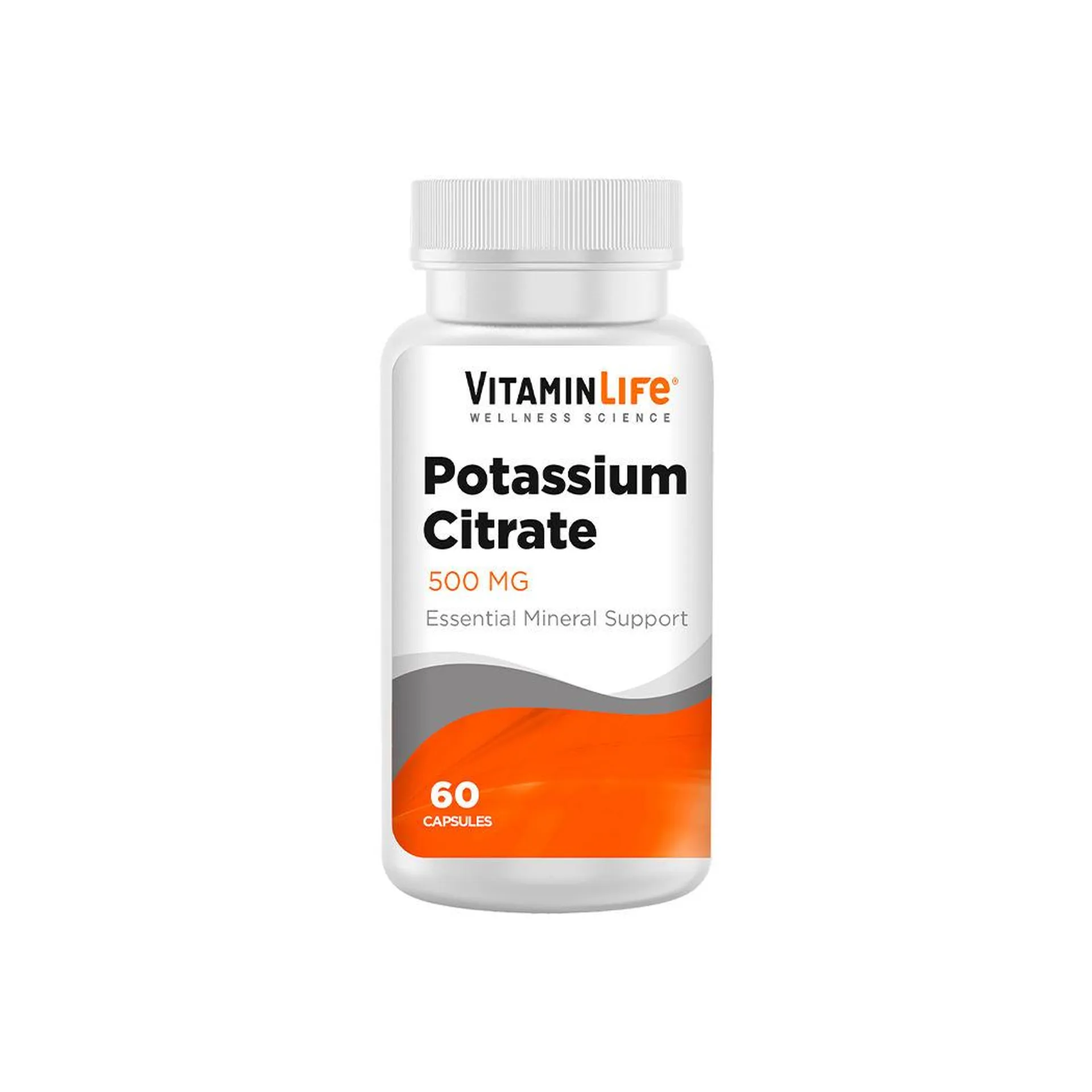 VitaminLife Potassium Citrate 500mg 60 Cápsulas