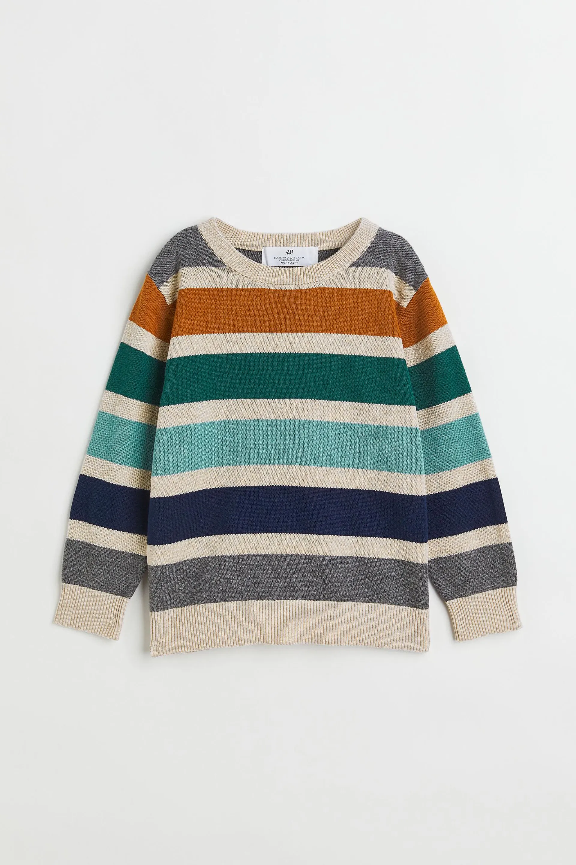 Sweater en punto jacquard de algodón