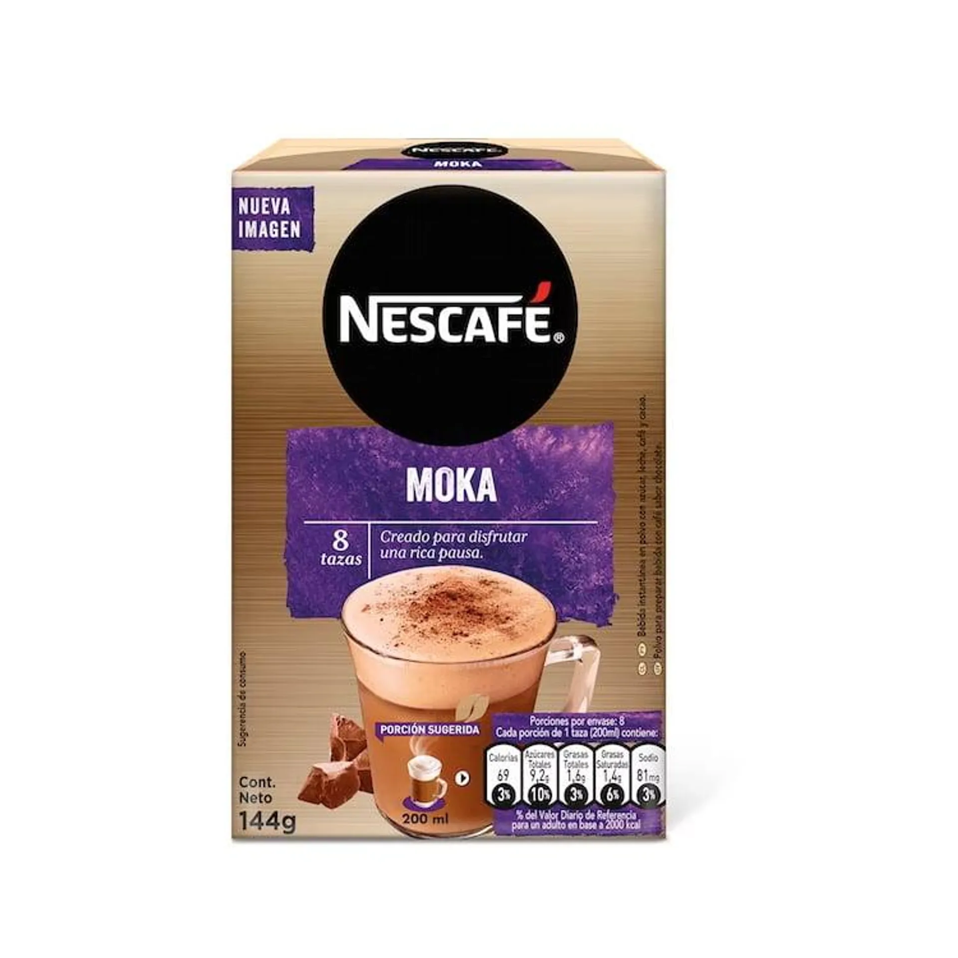 Nescafé Moka 140 gr 8 un