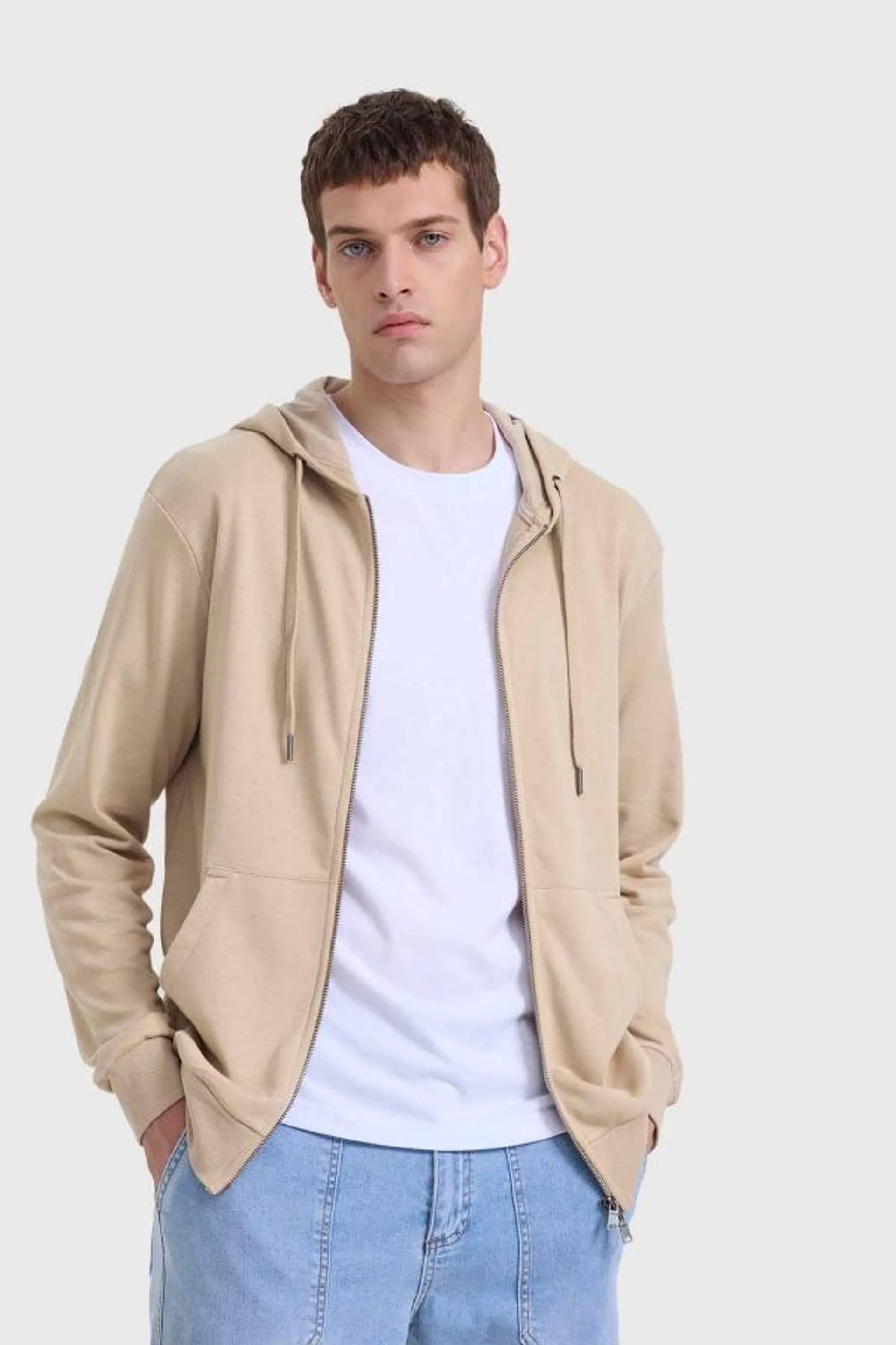 PolerÓn hombre bÁsico rider beige