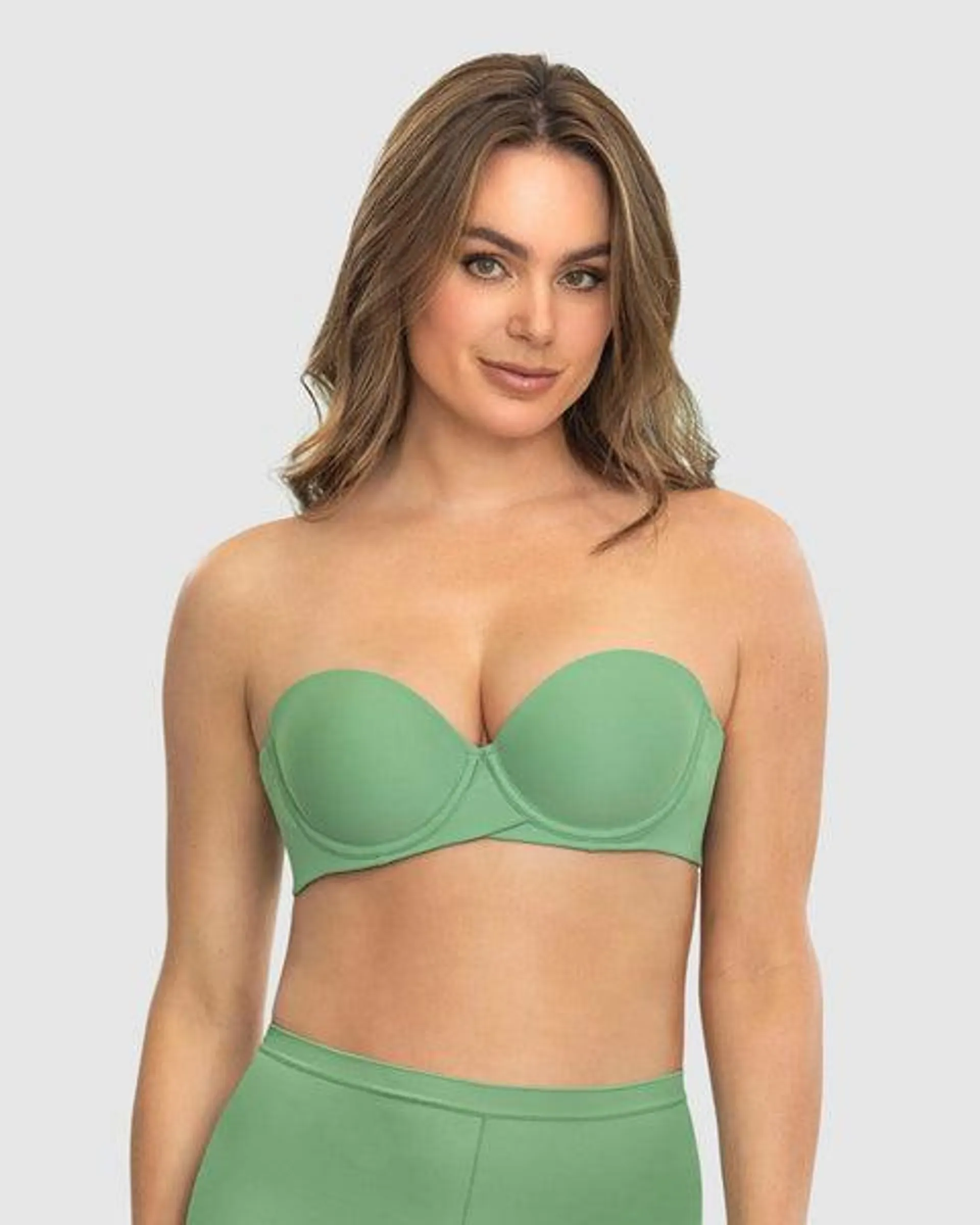 Sostén strapless Magic Up de doble realce que aumenta dos tallas de copa