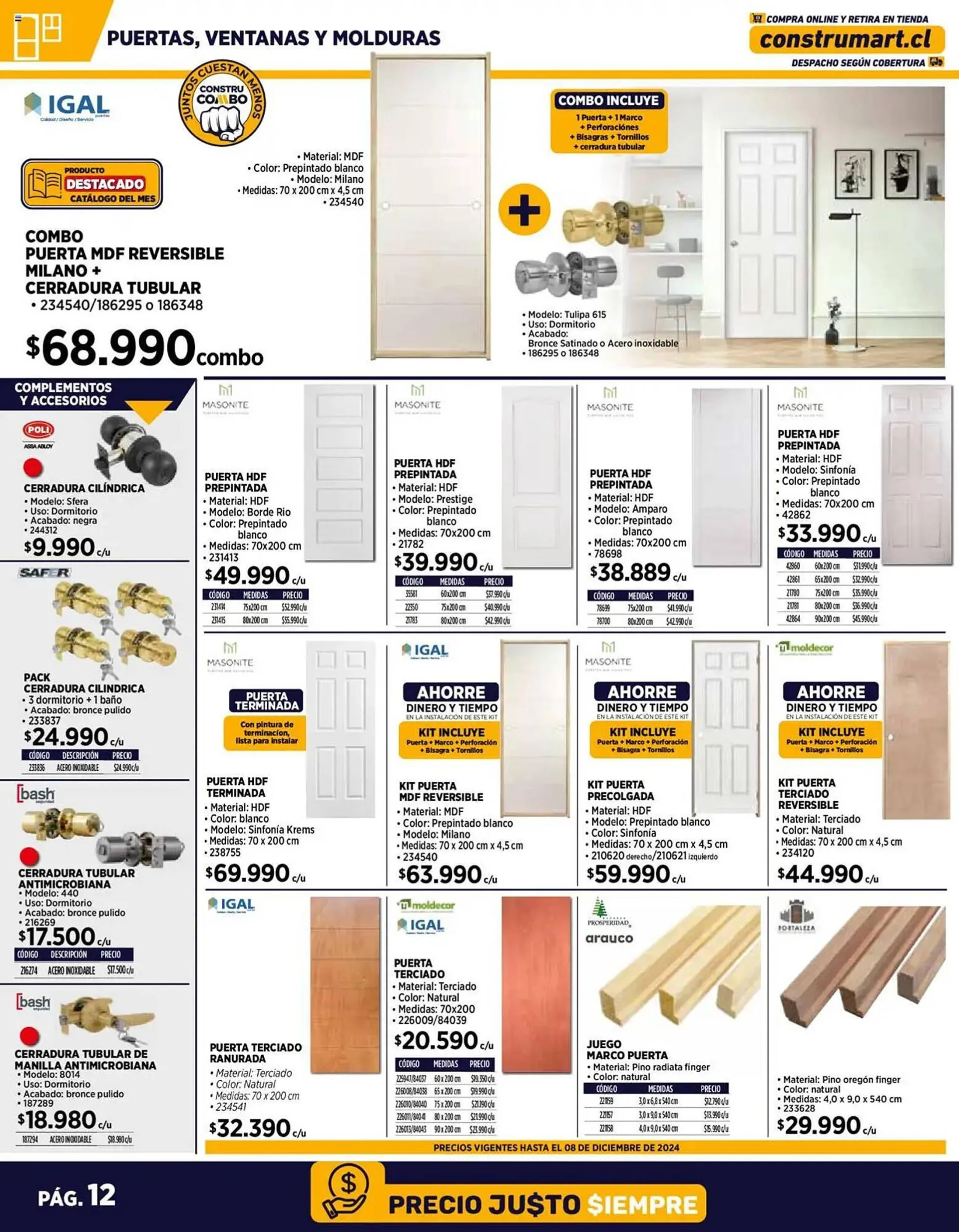 Catálogo de Catálogo Construmart 1 de diciembre al 31 de diciembre 2024 - Página 12