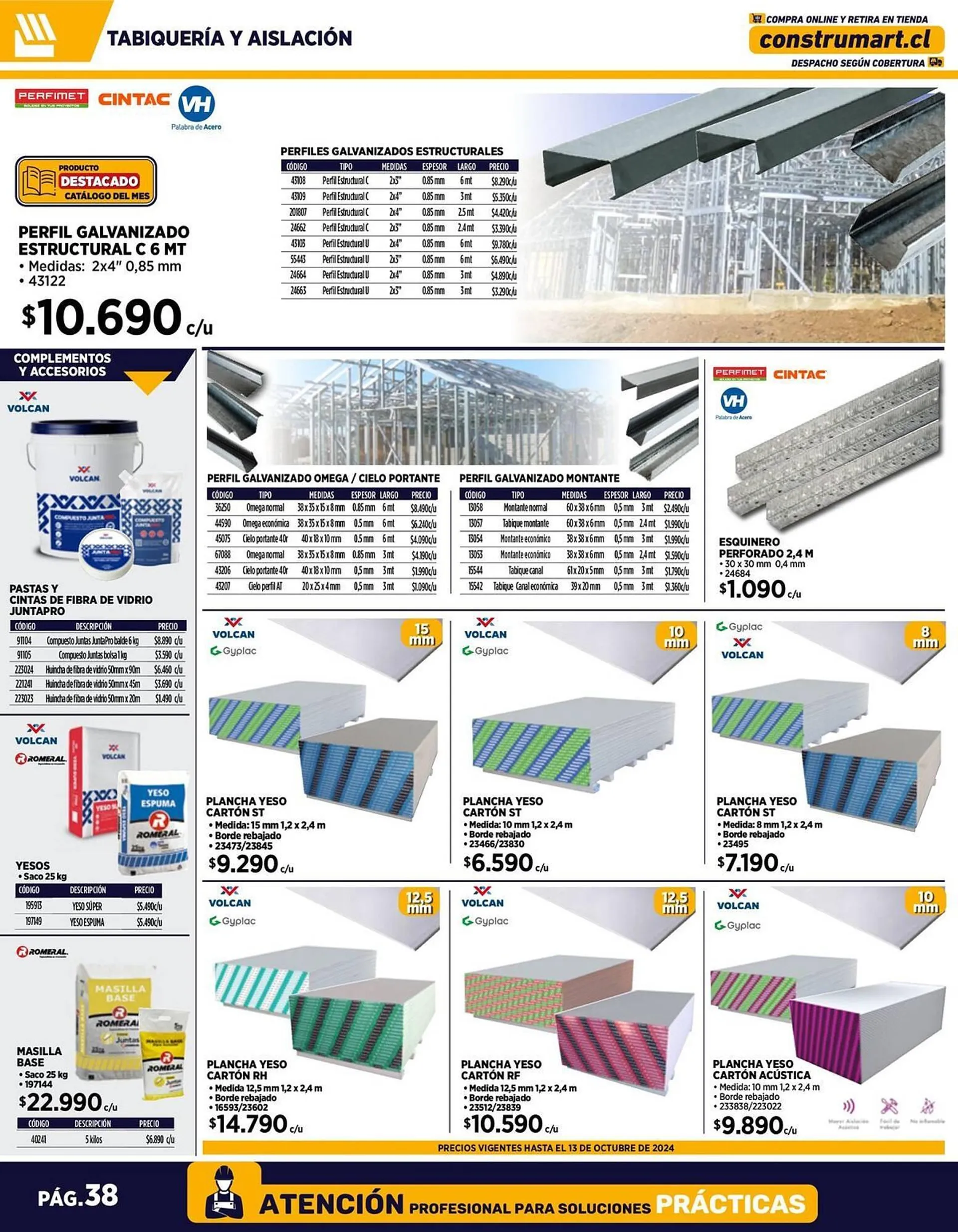 Catálogo de Catálogo Construmart 8 de octubre al 27 de octubre 2024 - Página 38