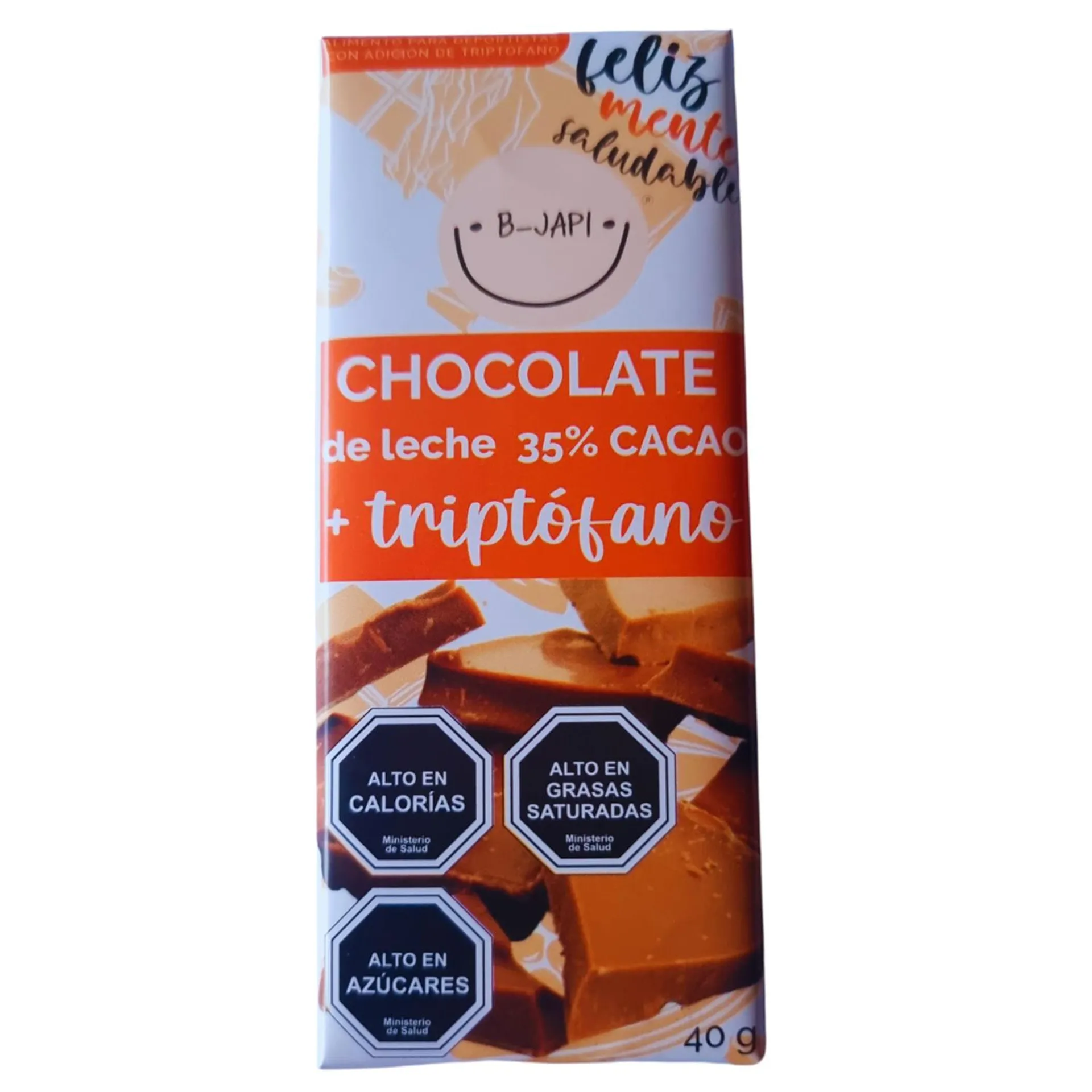 Chocolate de Leche con Triptófano B-Japi 40 g