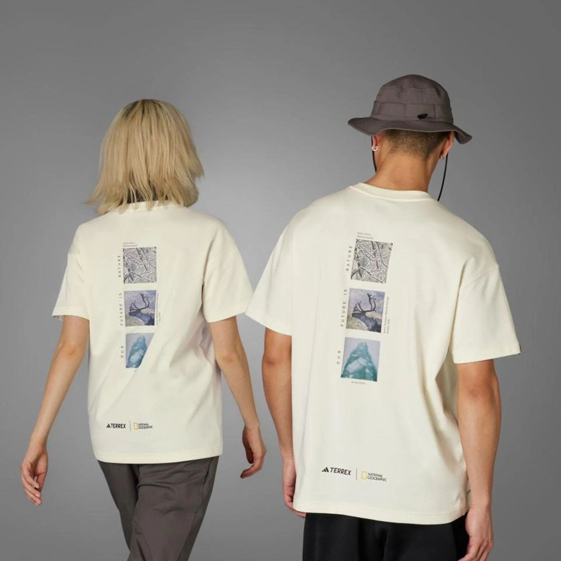 Polera ©National Geographic Manga Corta Estampada (Unisex)