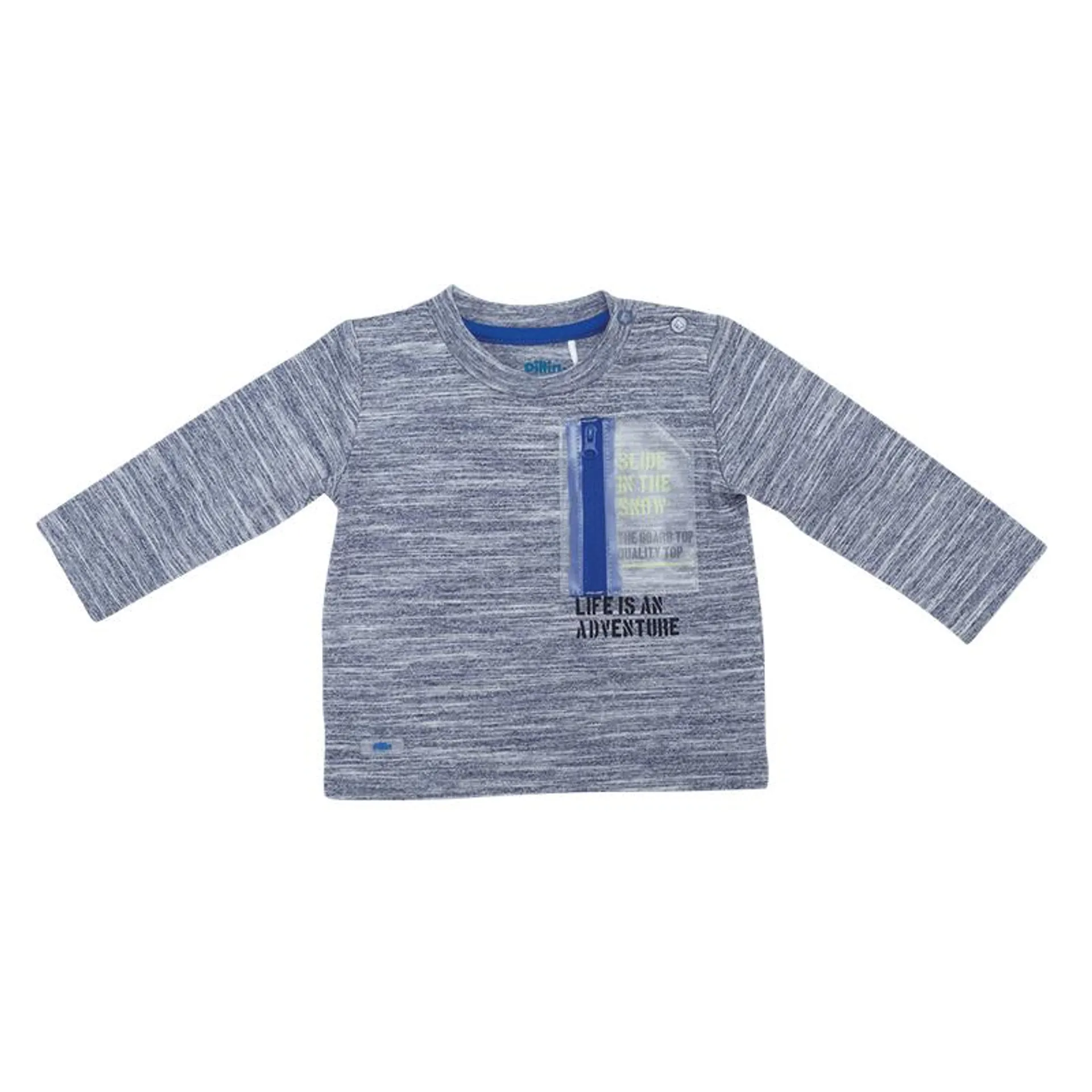 Polera Bebé Niño M/L Azul