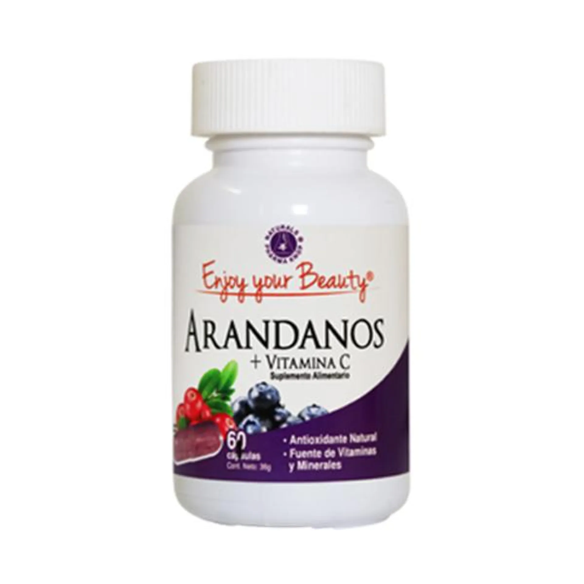 Arándanos + Vitamina C 740mg X 60 cápsulas - Enjoy Your Beauty®