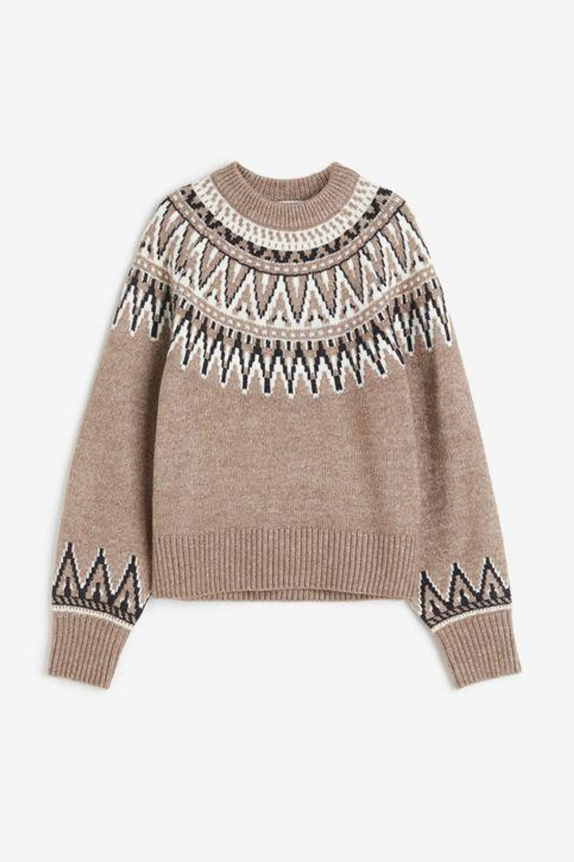 Sweater en punto jacquard