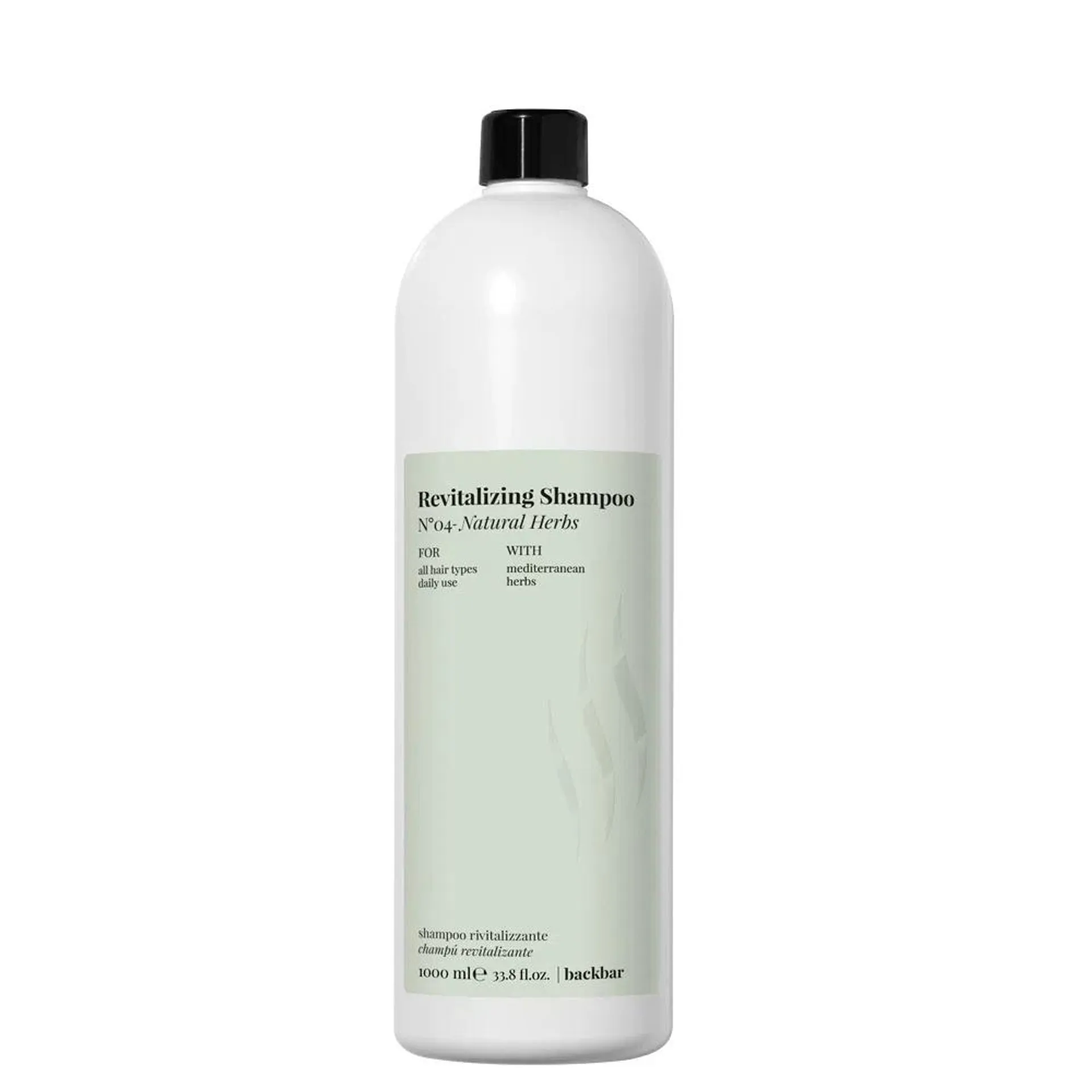 Back Bar Revitalizing Shampoo - Natural Herbs 1000ml