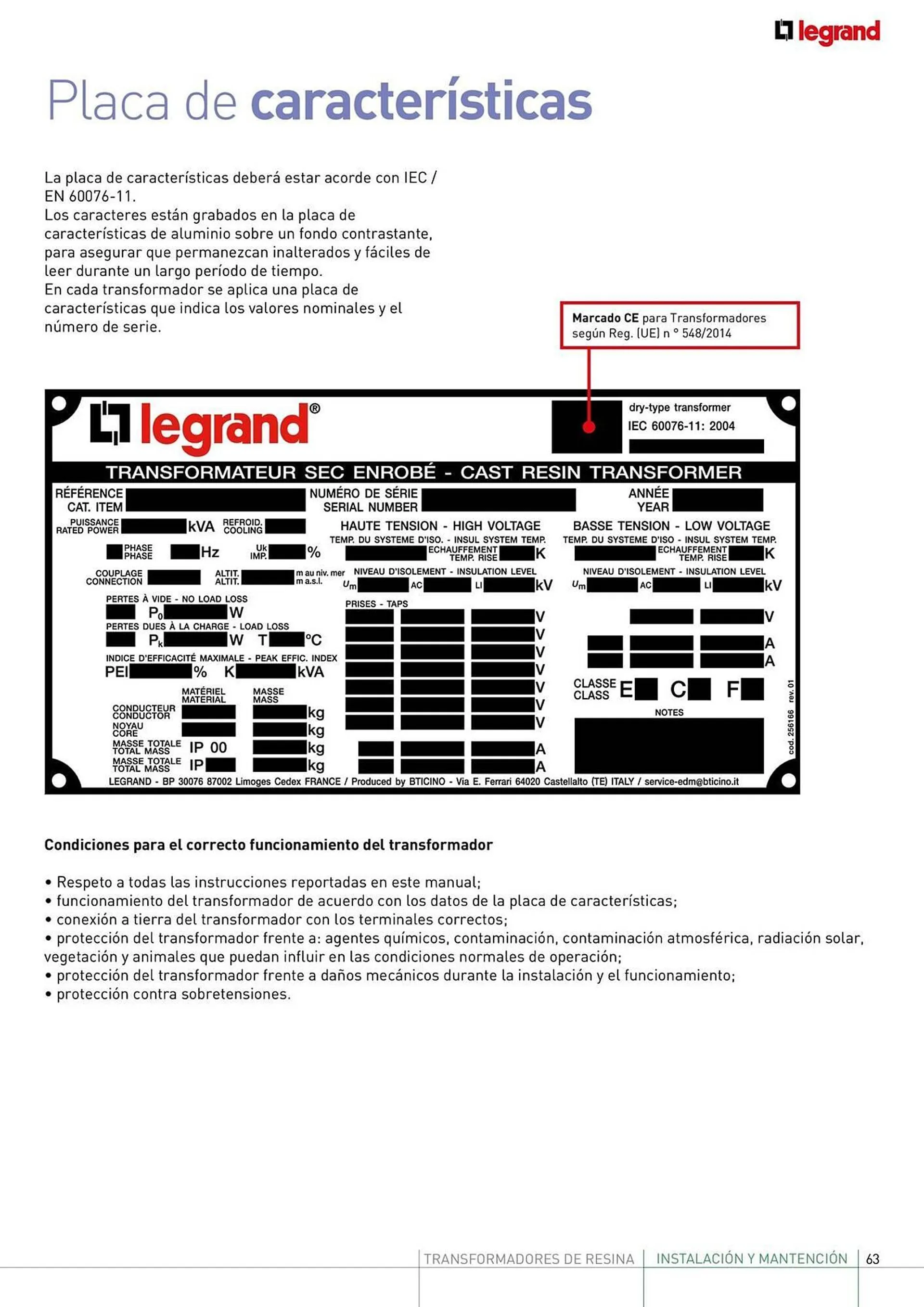 Catálogo de Catálogo Legrand 4 de julio al 31 de diciembre 2024 - Página 63