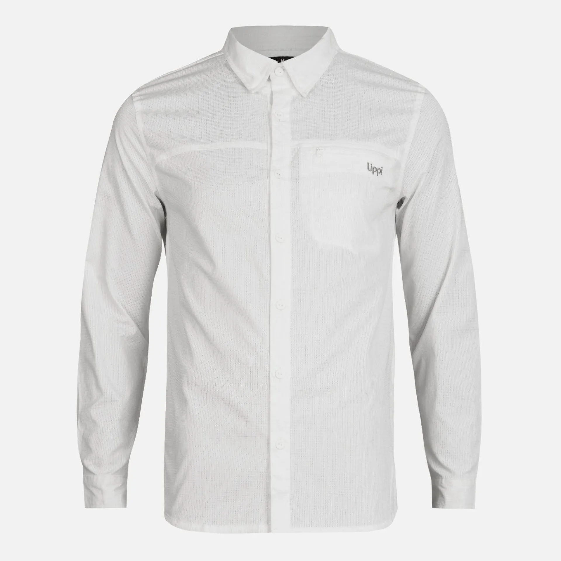 Camisa Hombre Rosselot Long Sleeve Q-Dry Shirt Blanco Lippi