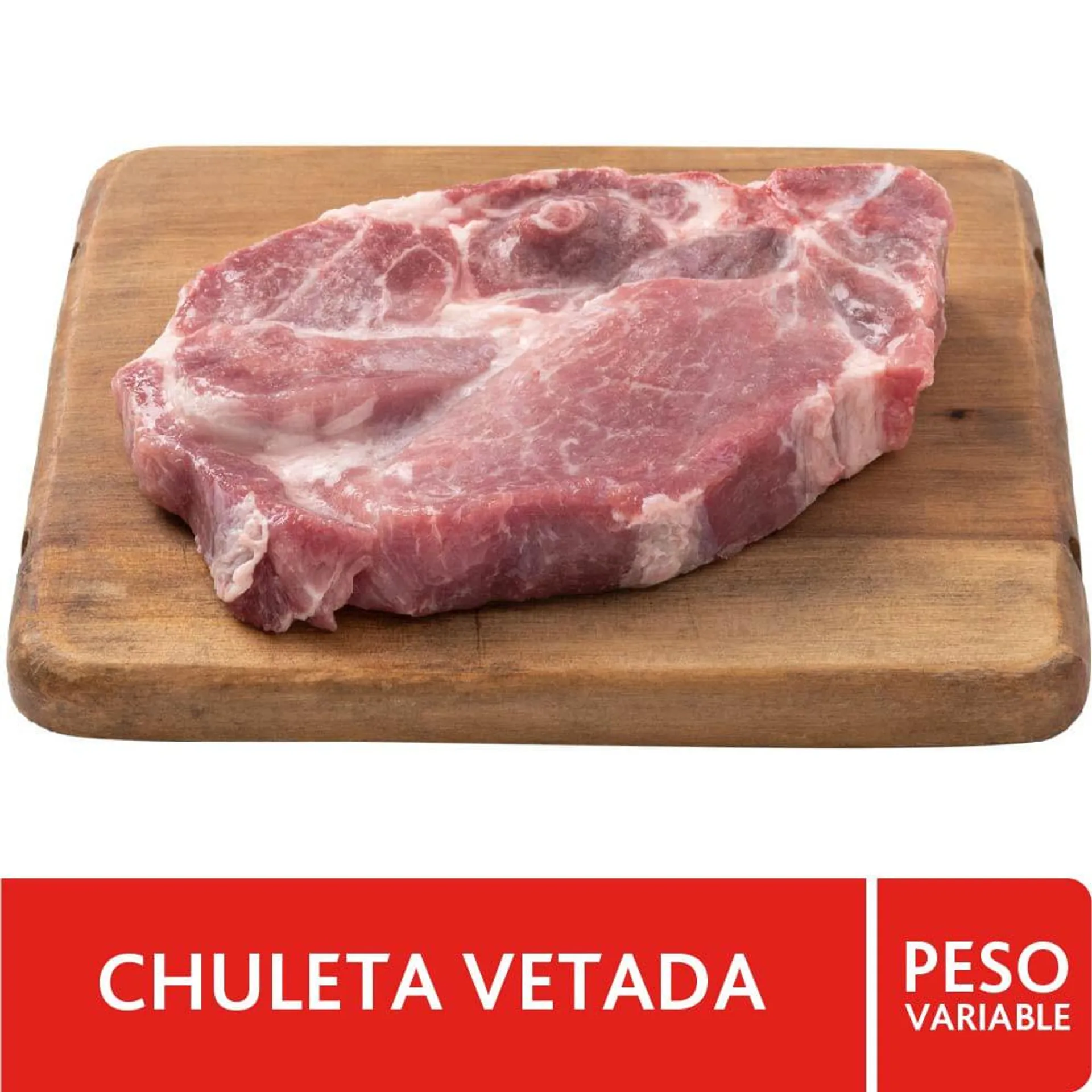 Chuleta vetada Super Cerdo porcionado al vacío 1.4 Kg