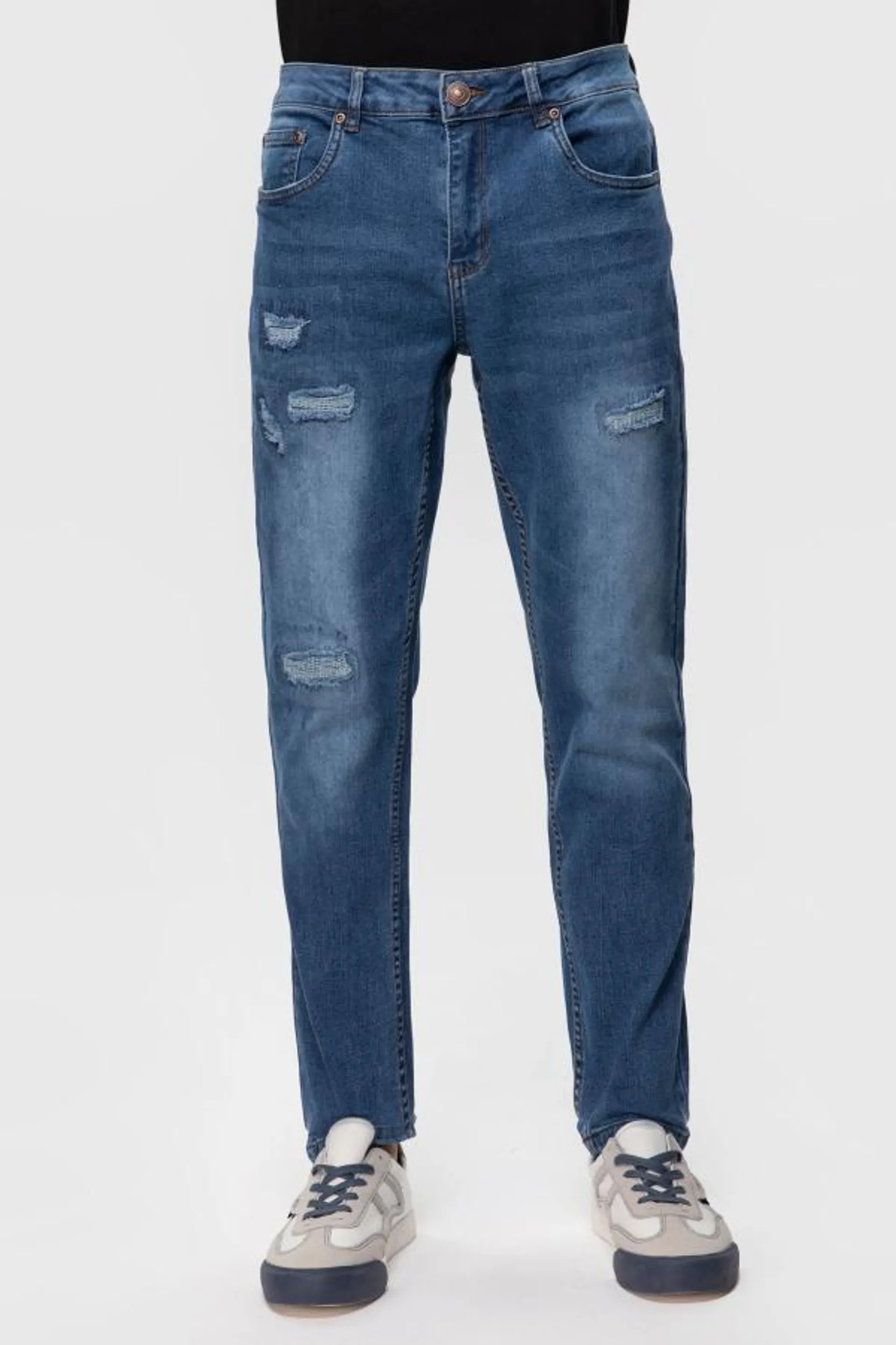 Jeans skinny azul