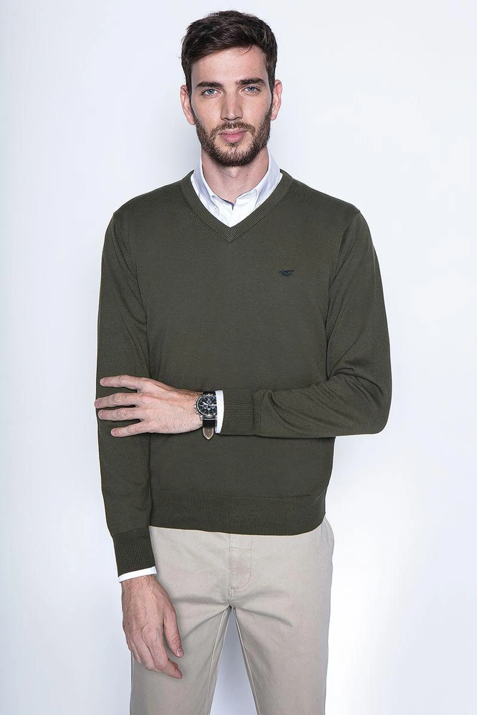 Sweater Smart Casual L/S Military