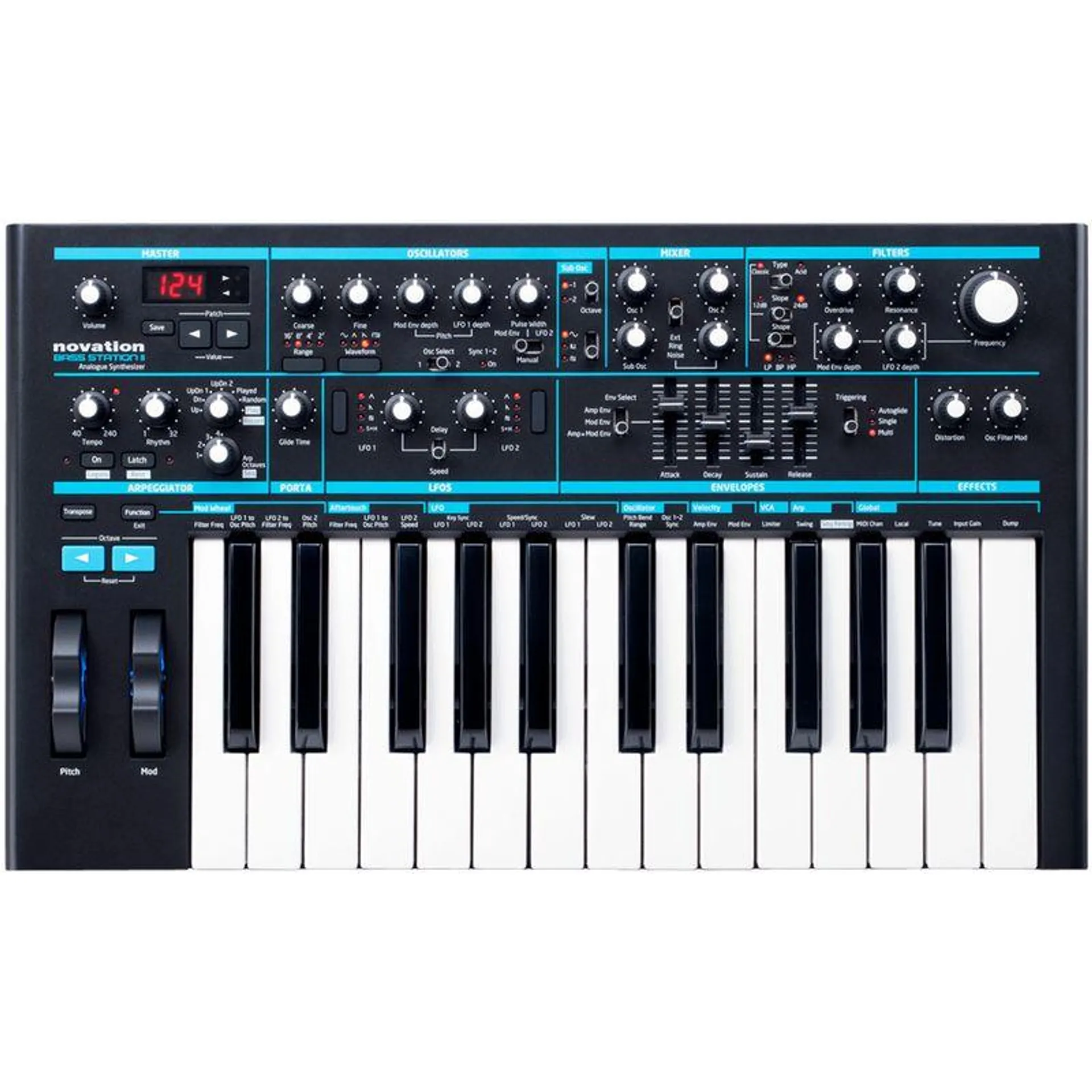 Sintetizador Novation Bass Station II