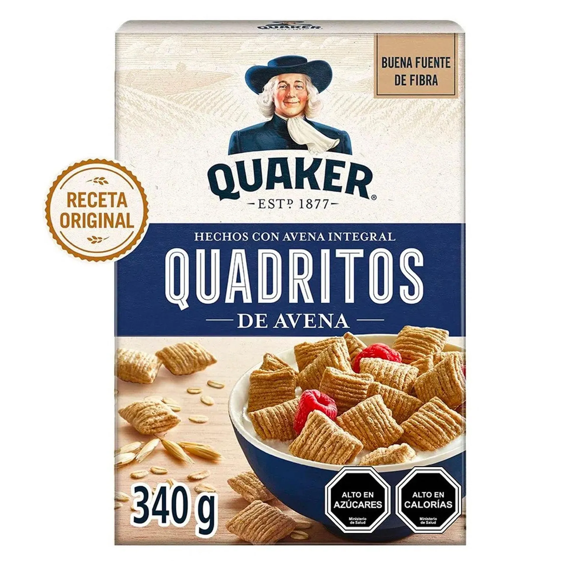 Cereal Quadritos Quaker original 370 gr | Jumbo.cl