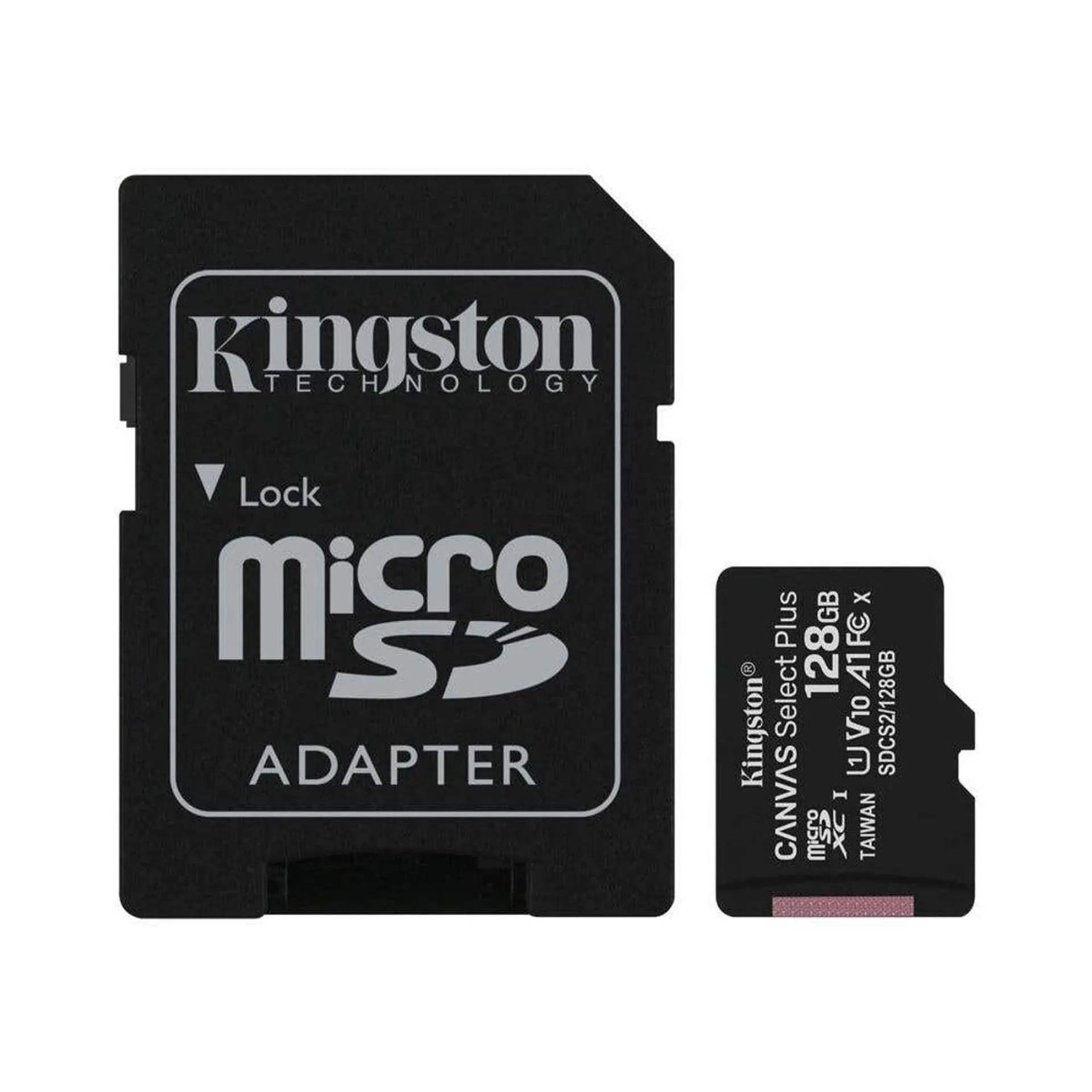 KINGSTON TARJETA DE MEMORIA MICRO-SD 128GB CANVAS SELECT PLUS UHS-I HC CLASE 10 U1 /ADAPTADOR SD