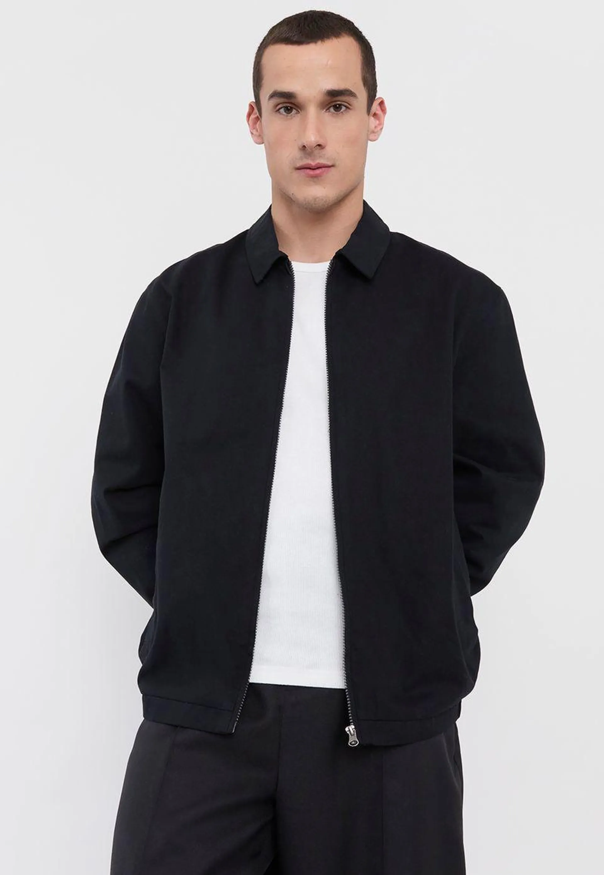 Chaqueta Hombre Night Bomber Negro