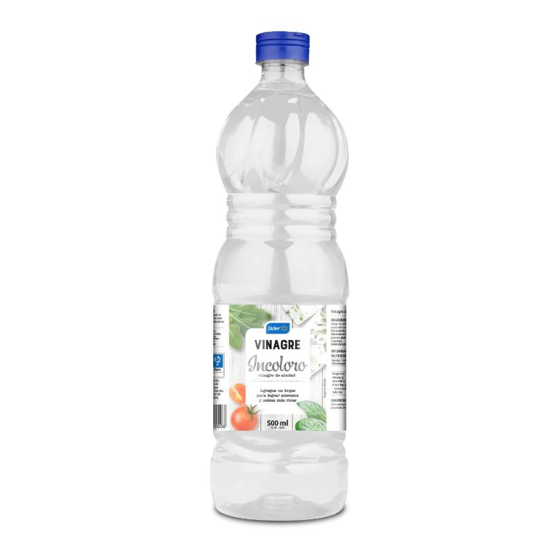 Vinagre de Alcohol Blanco Botella, 500 ml