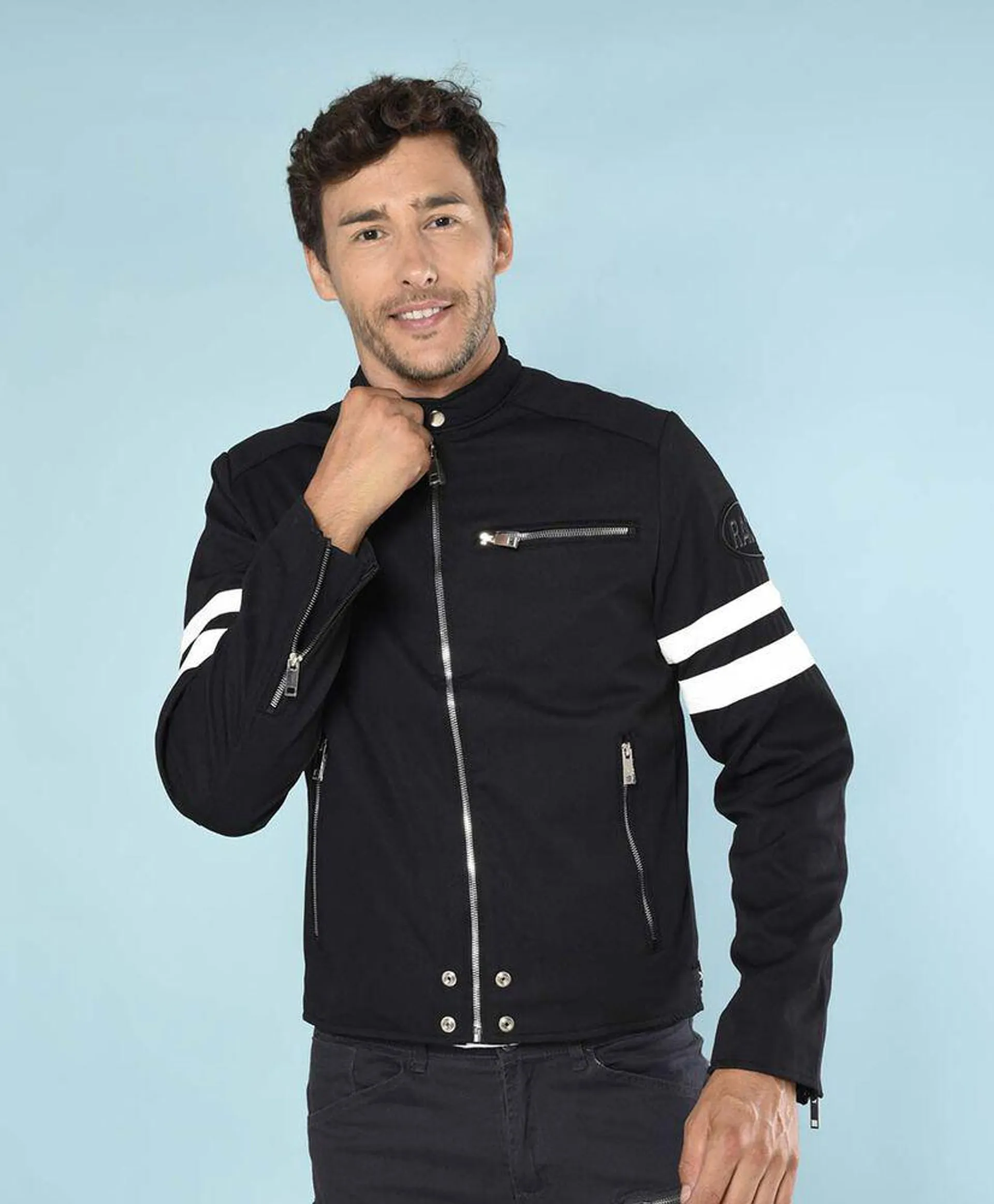 Chaqueta hombre moto