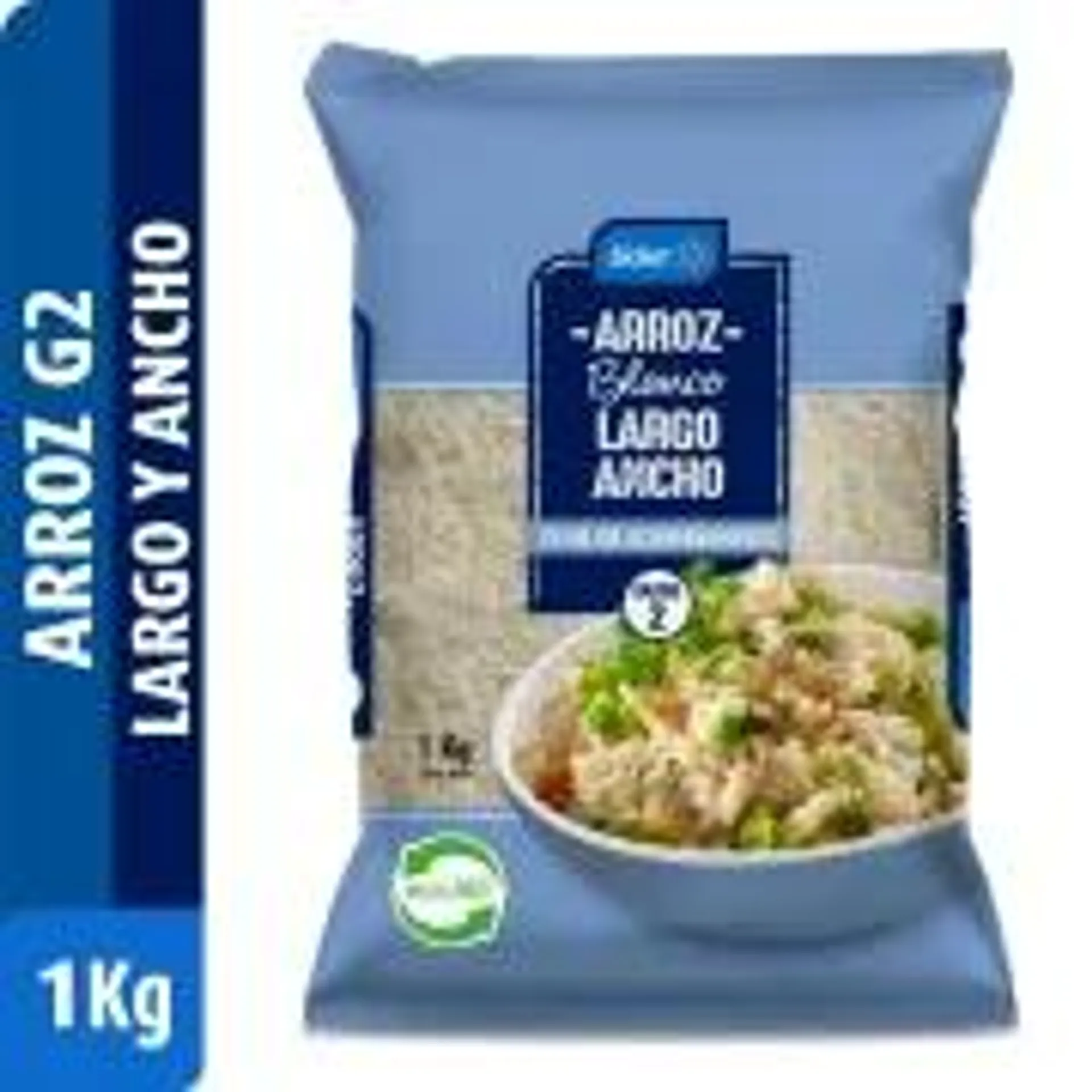 Arroz Largo Ancho Grado 2, 1 kg