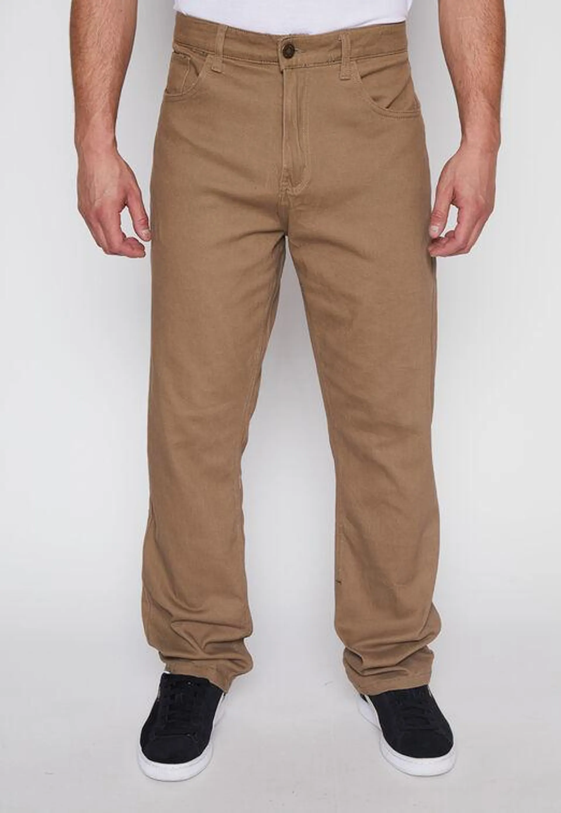 Pantalon Hombre Beige Pocket Regular Family Shop