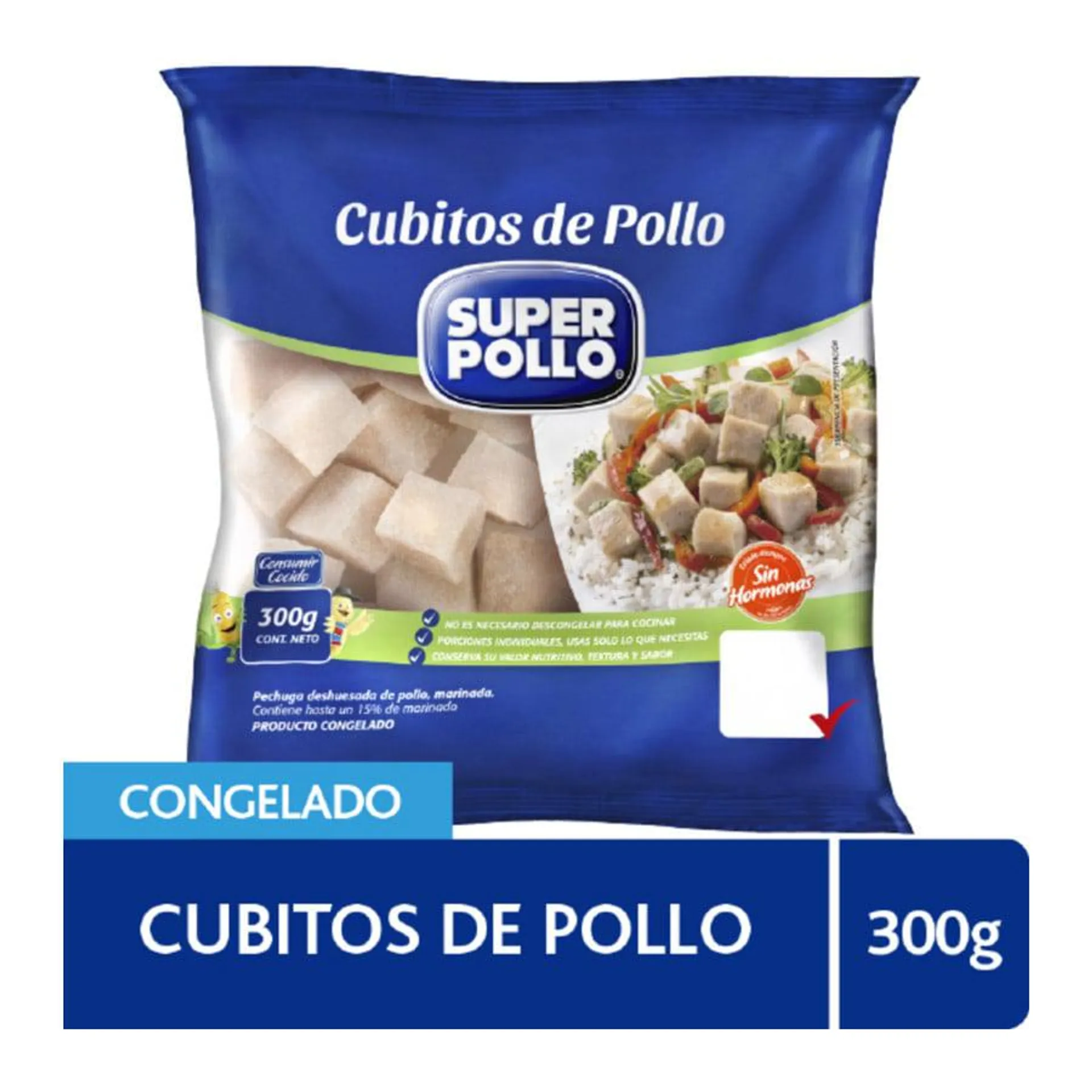 Cubitos Pollo Agrosuper 300 gr