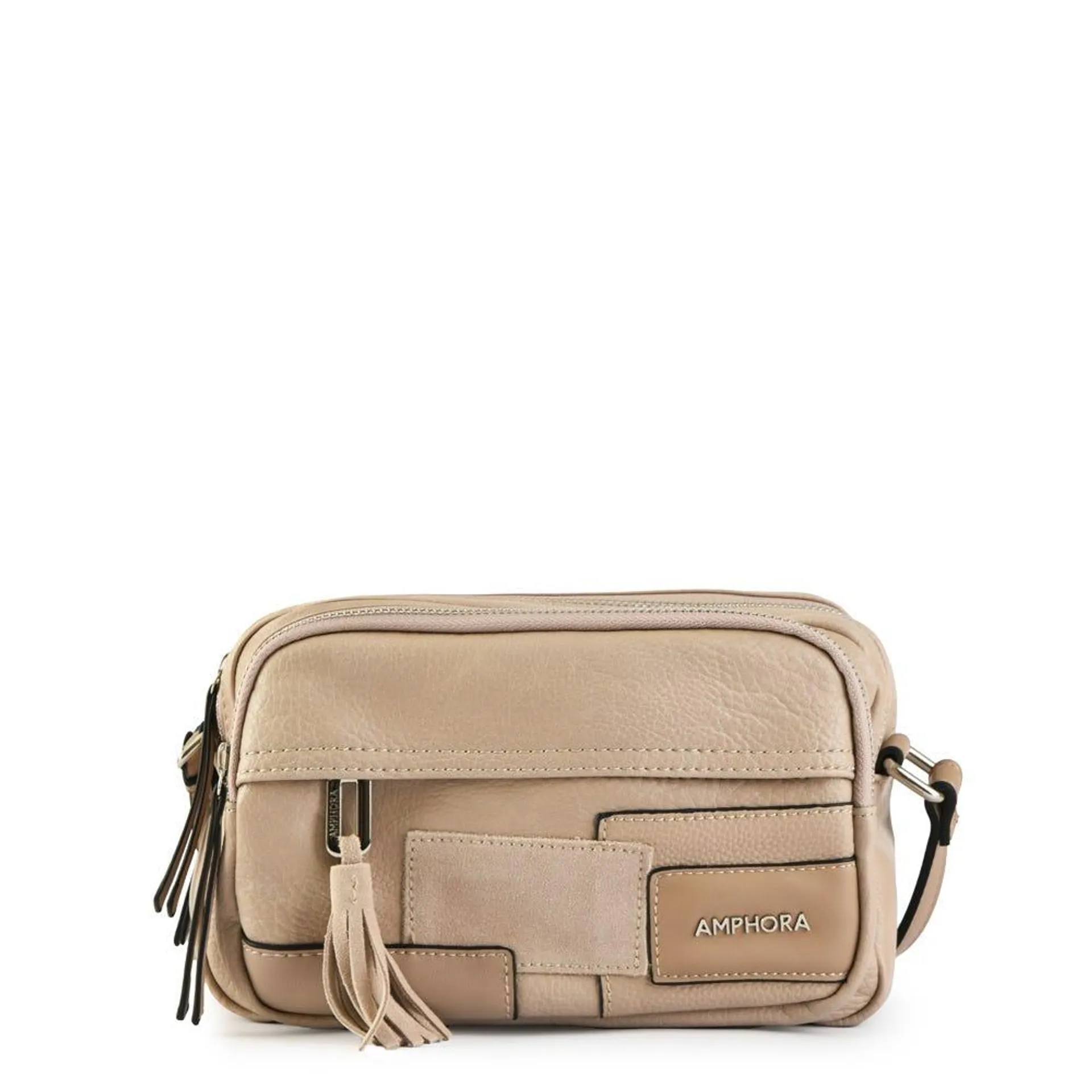 Cartera bandolera mediana birty taupe