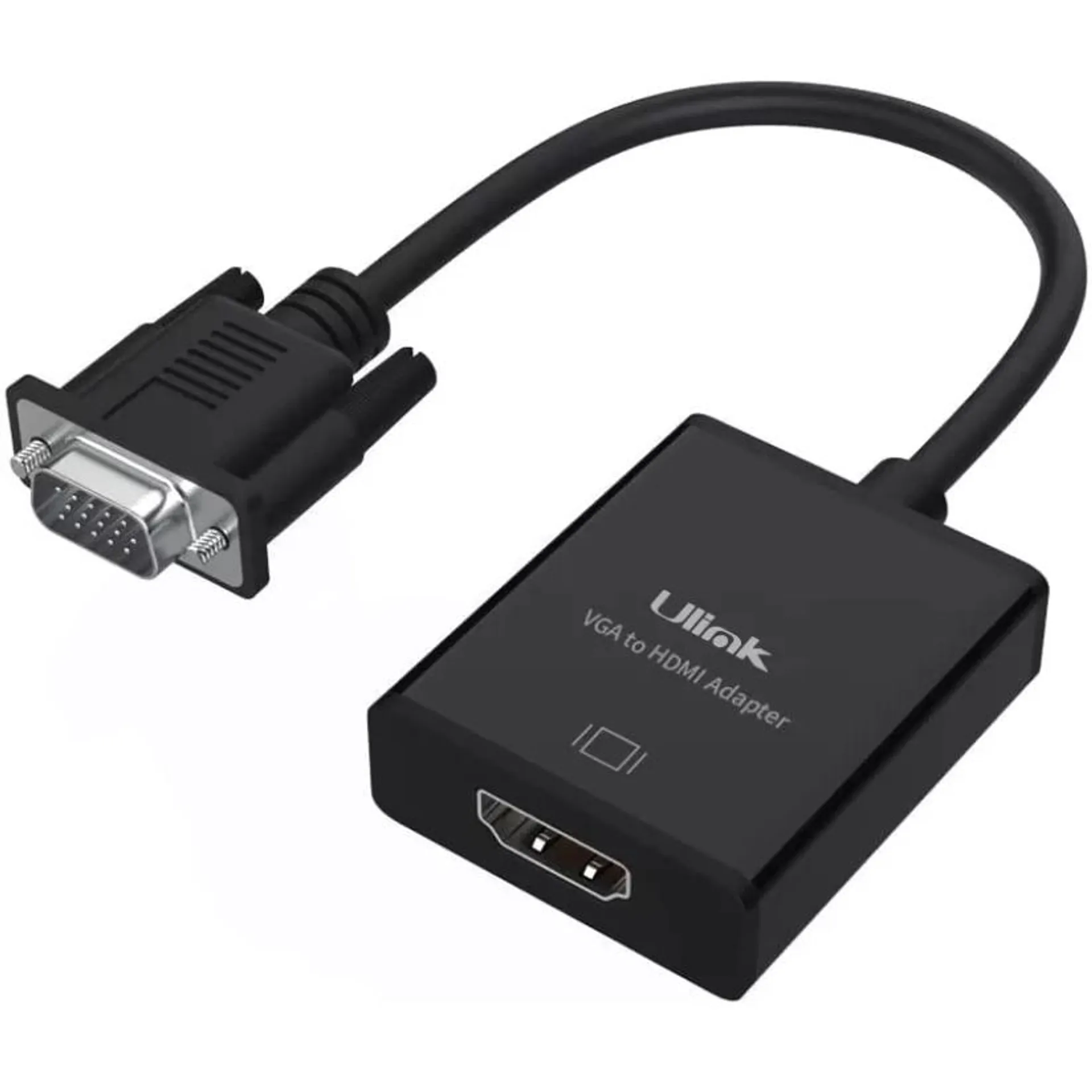 Adaptador VGA Macho a HDMI Hembra Audio Portable cable 20cm - 0140054