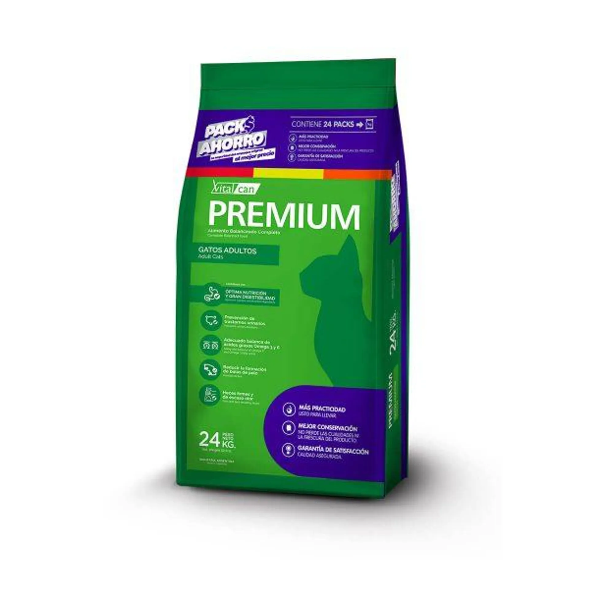 Premium Gato Adulto Safety Pack 24 Kg