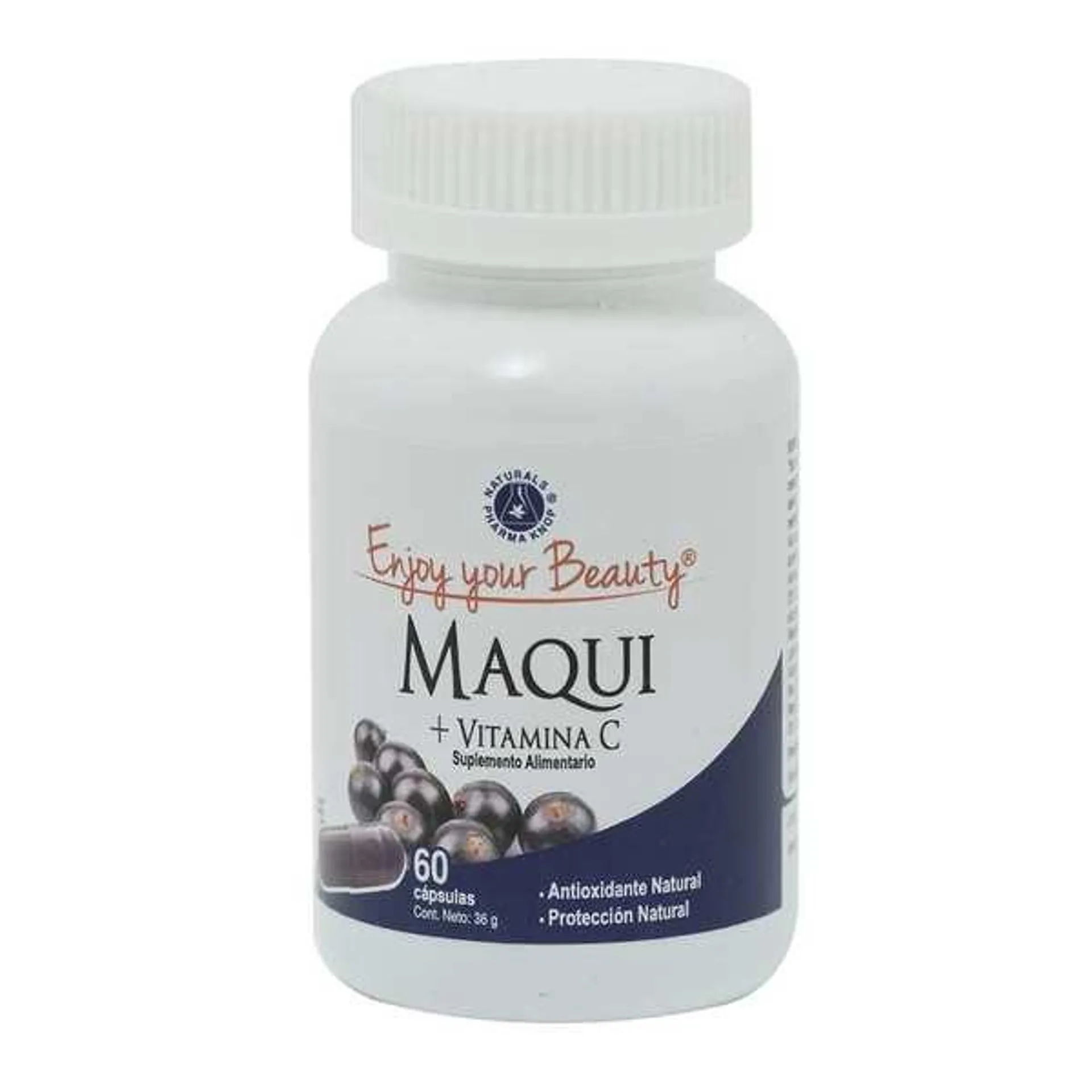 Maqui + Vitamina C 400 mg x 60 cápsulas - Enjoy Your Beauty®