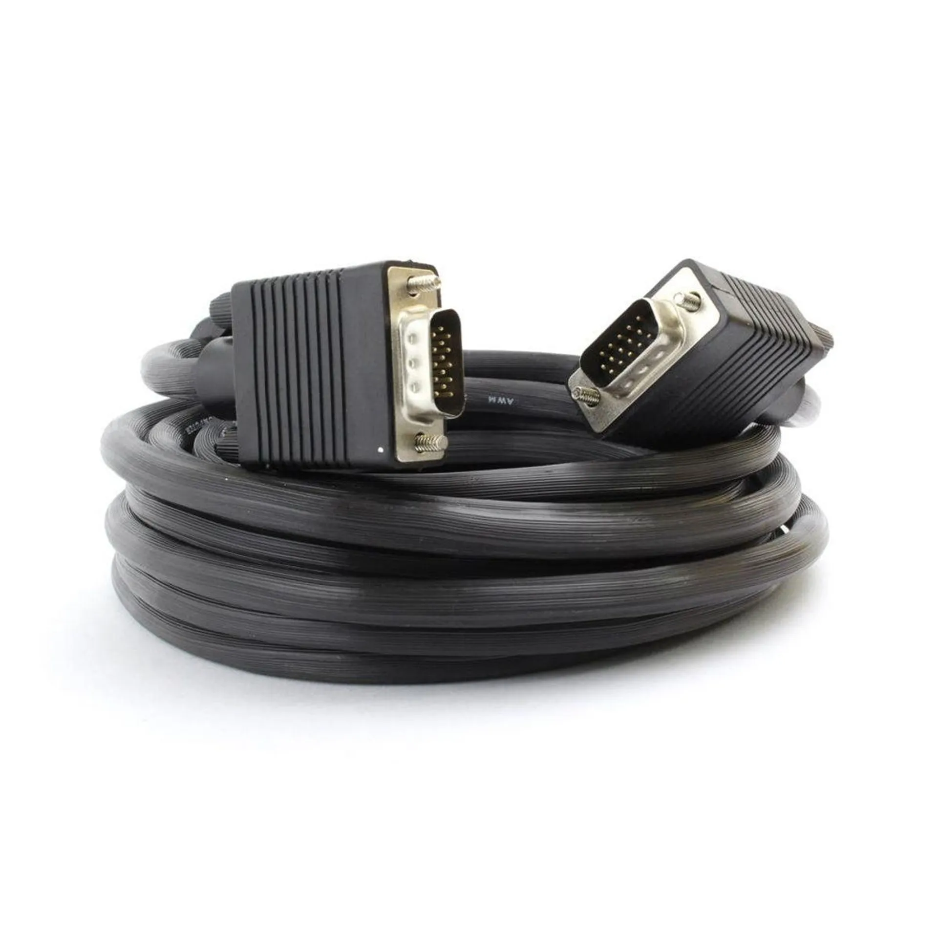 CABLE VGA 15P 15MTS 50P BAJA PERDIDA M/M 3+4 BLACK