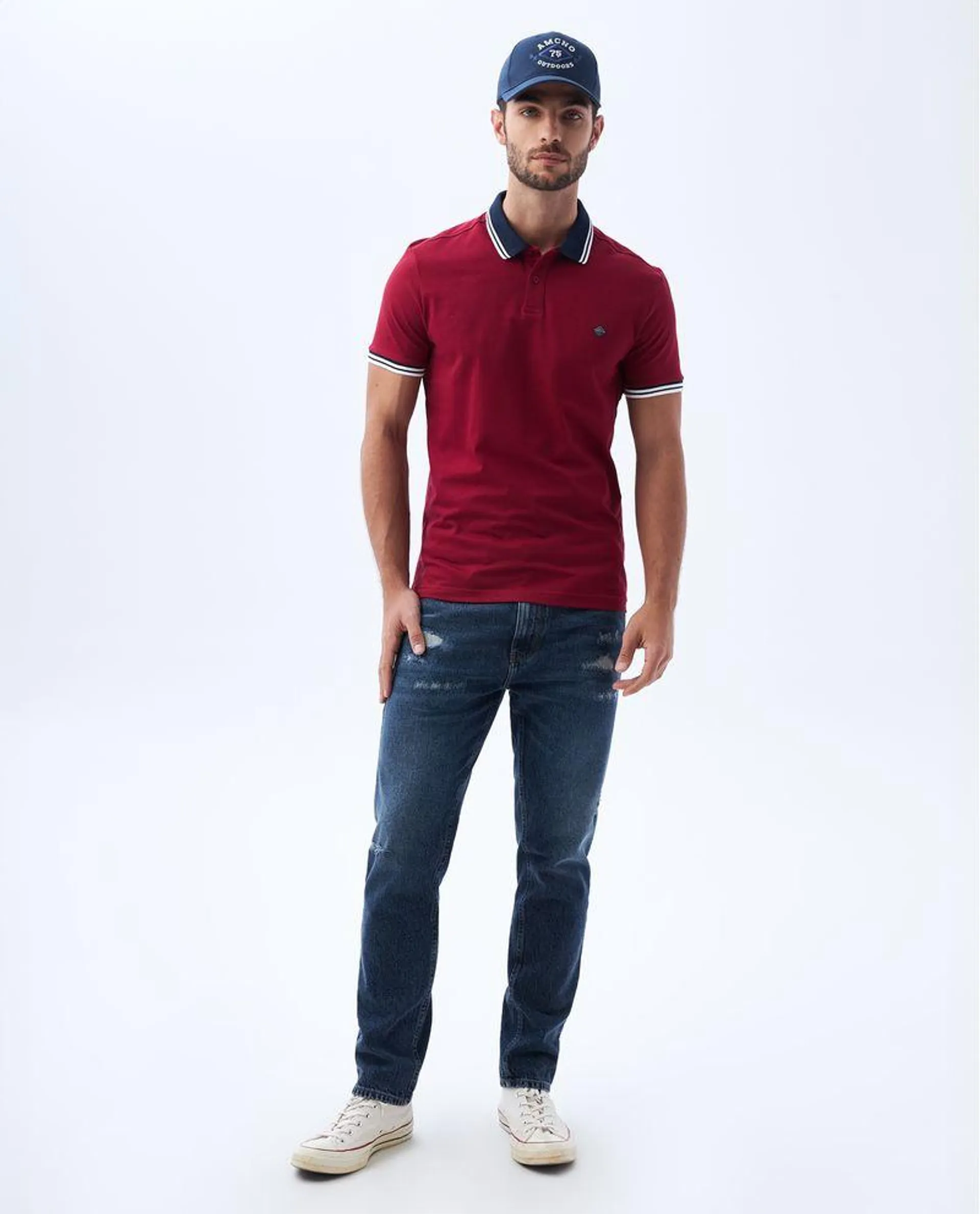 Polo manga corta para hombre