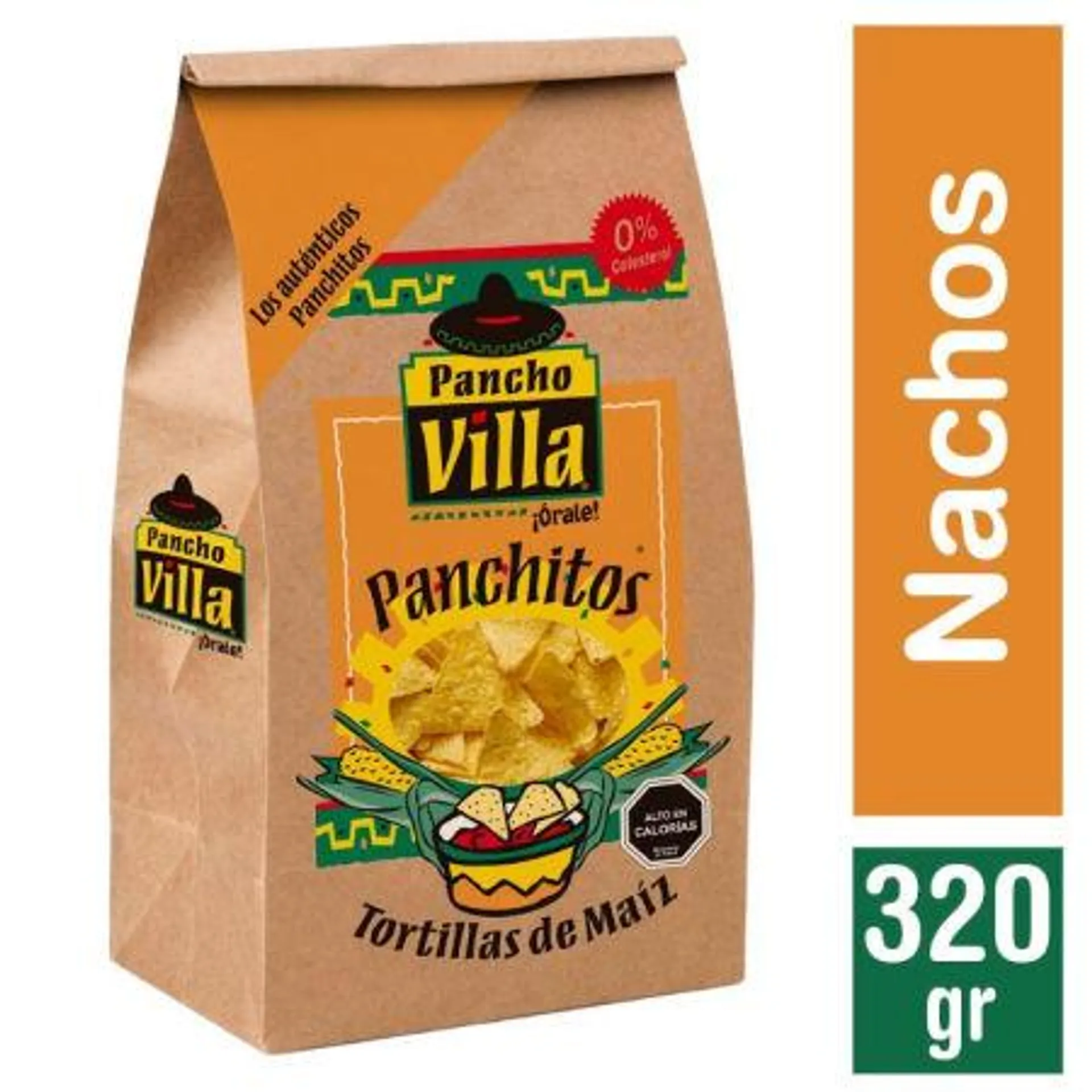 Pancho Villa - Nachos Panchitos Clásicos, 320 g