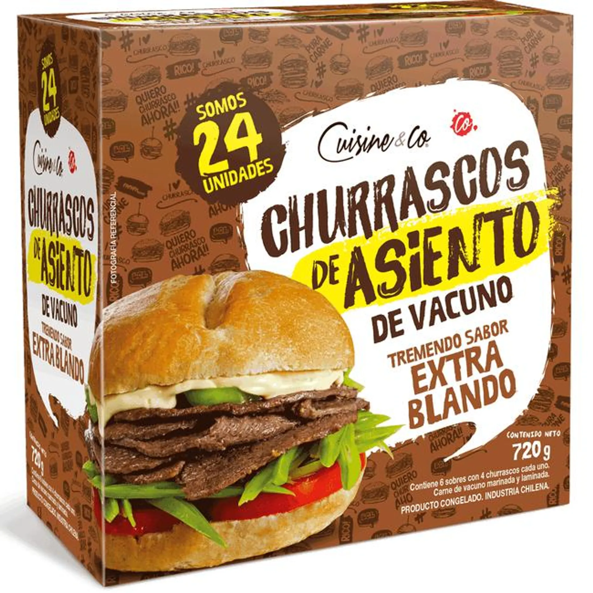 Churrascos de Asiento 720 g