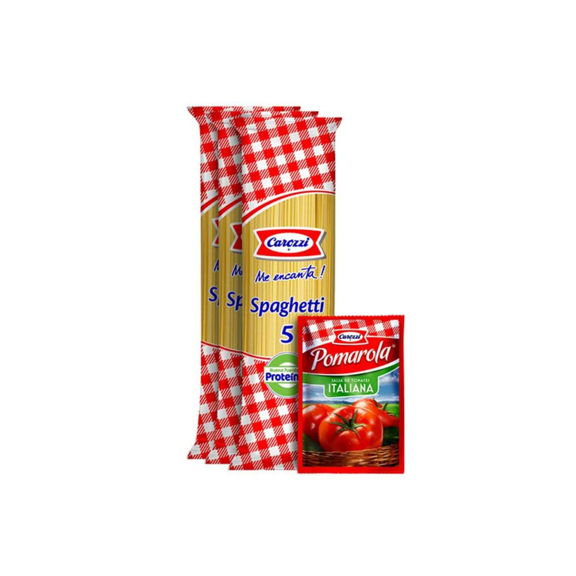 Pack Carozzi 3 Spaghetti 5+Pomarola