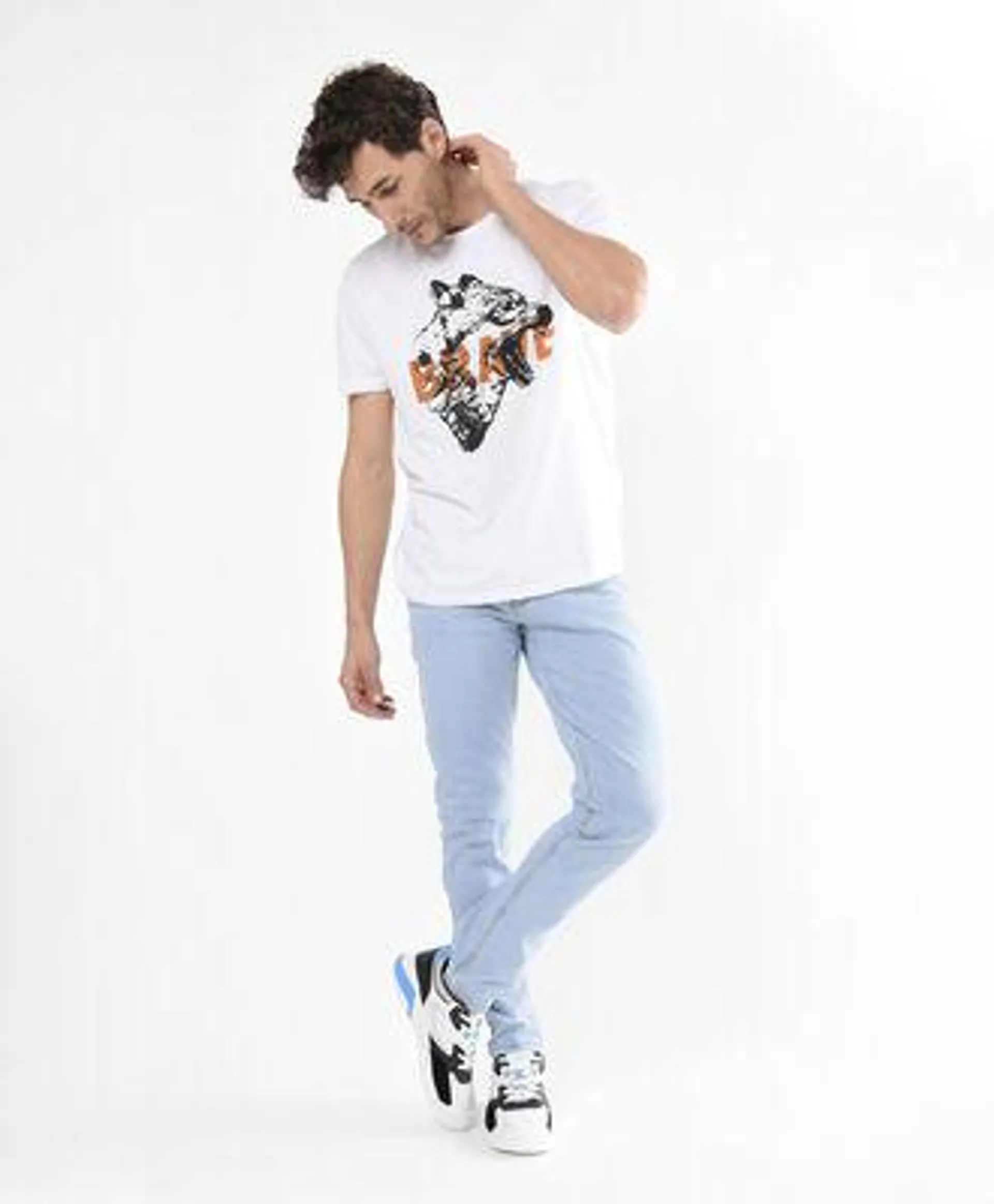 Jeans hombre básico skinny fit