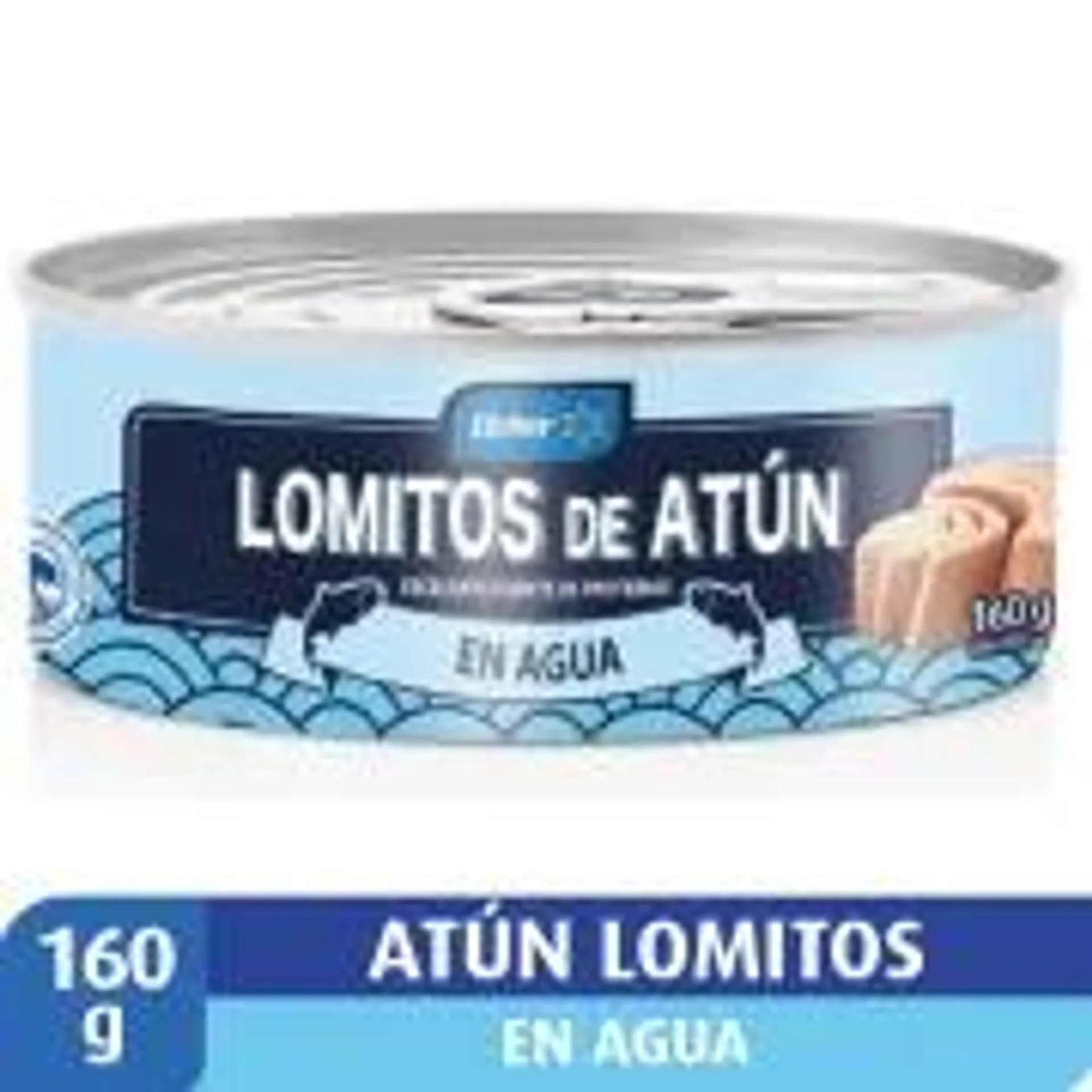 Atún Lomitos en Agua, Drenado 104 g - Neto 160 g