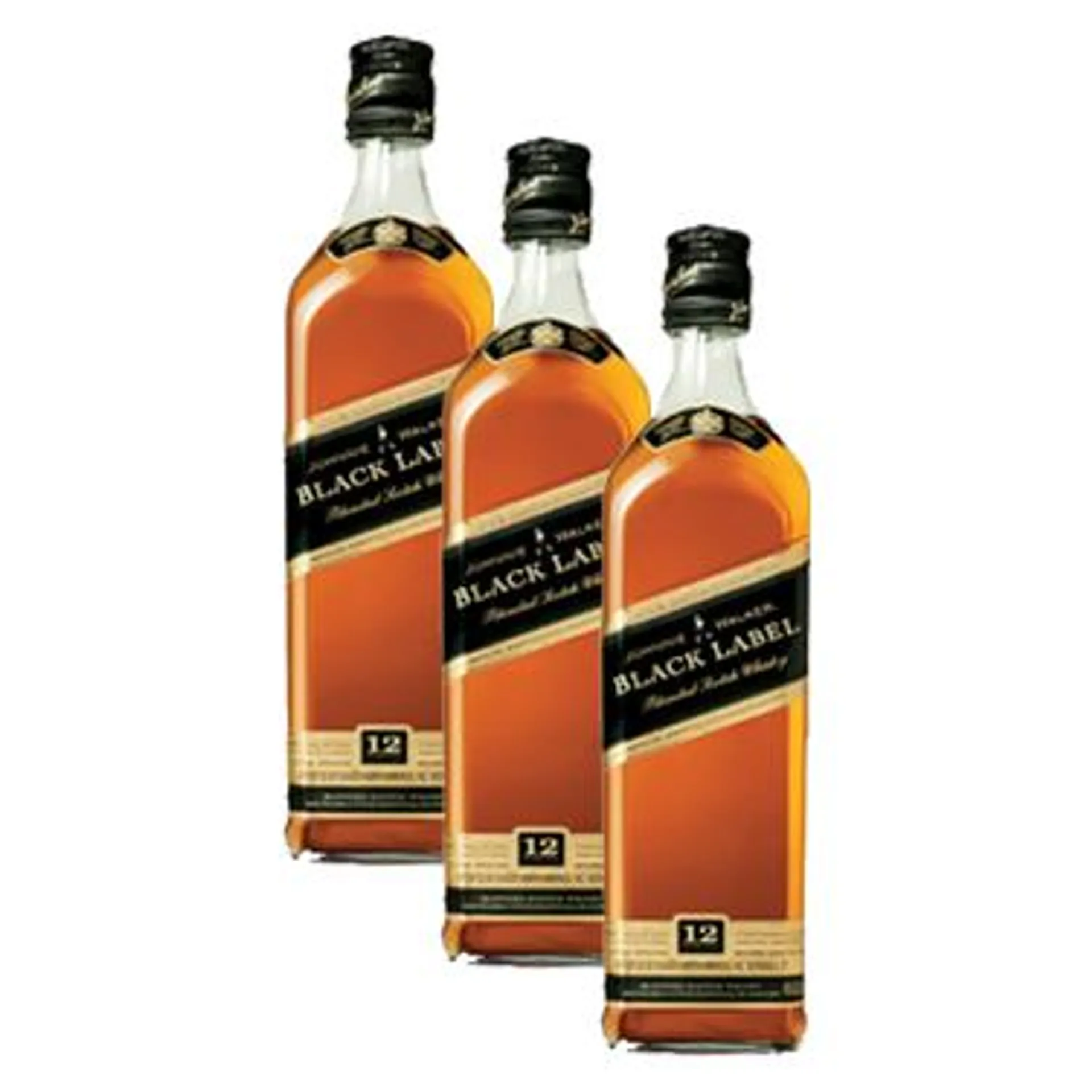 Whisky Johnnie Walker Etiqueta Negra 750 CC x3 | Liquidos.cl